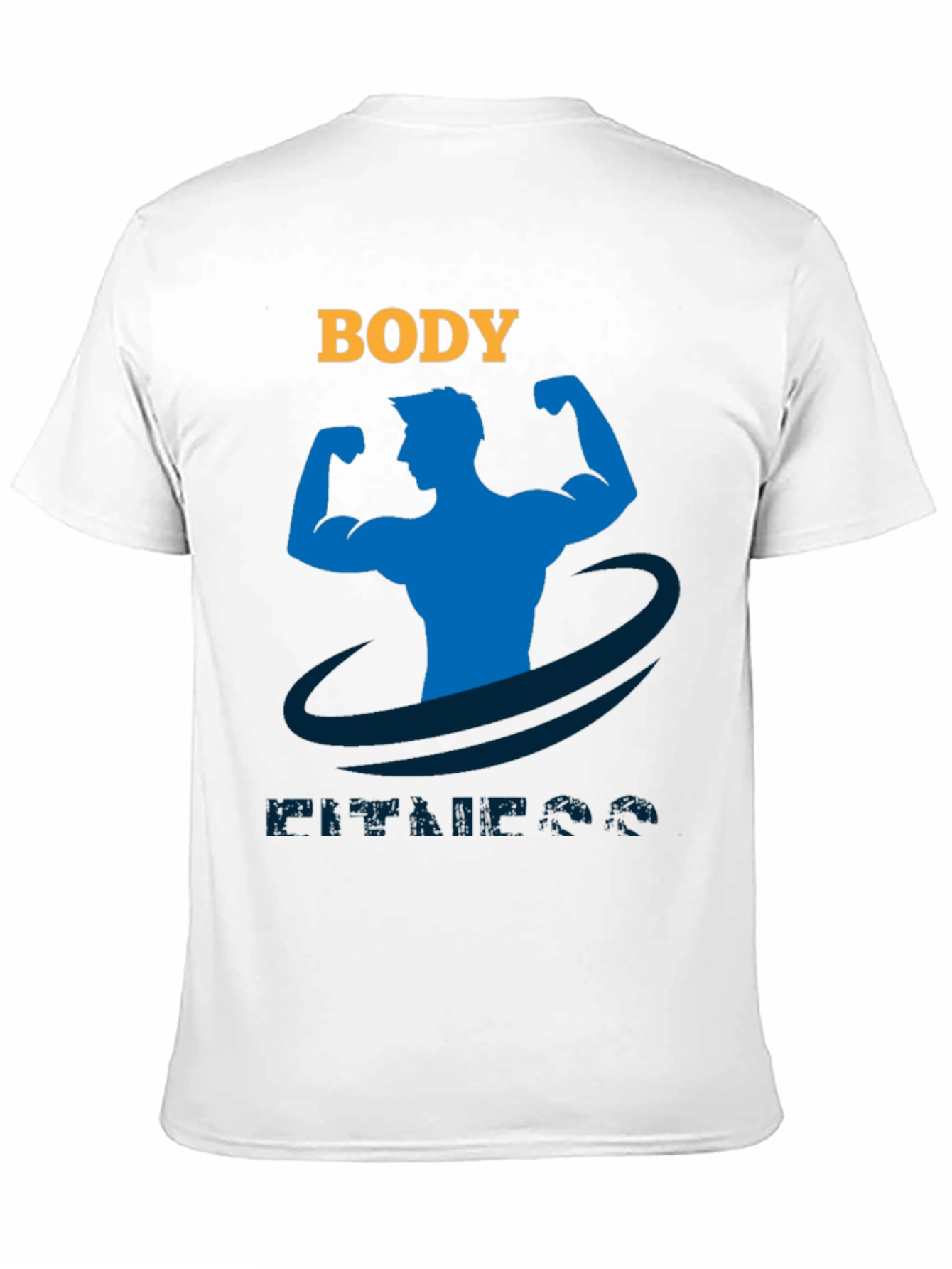 Body Fitness Graphic T-Shirt Gym Workout Tee