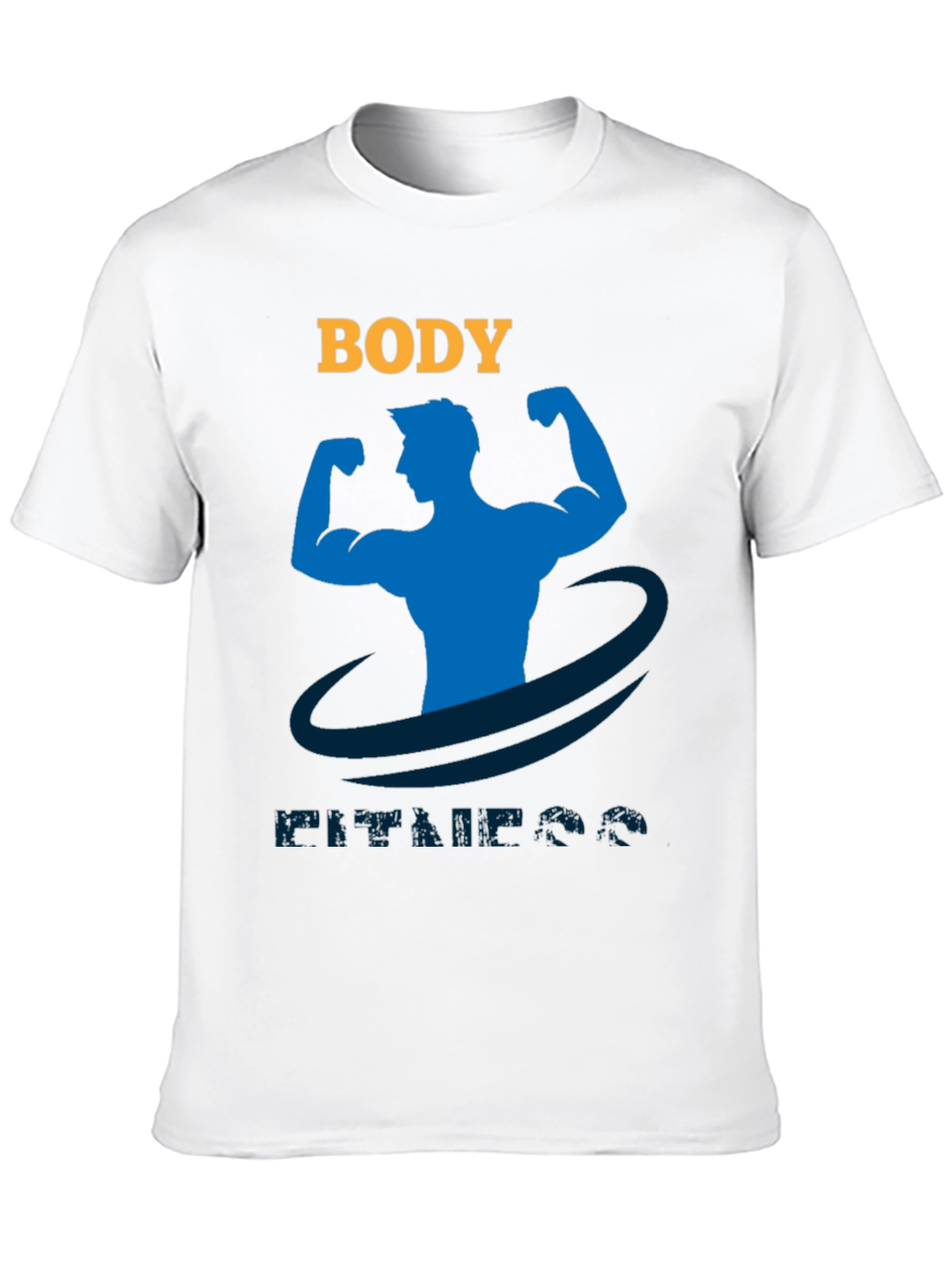 Body Fitness Graphic T-Shirt Gym Workout Tee
