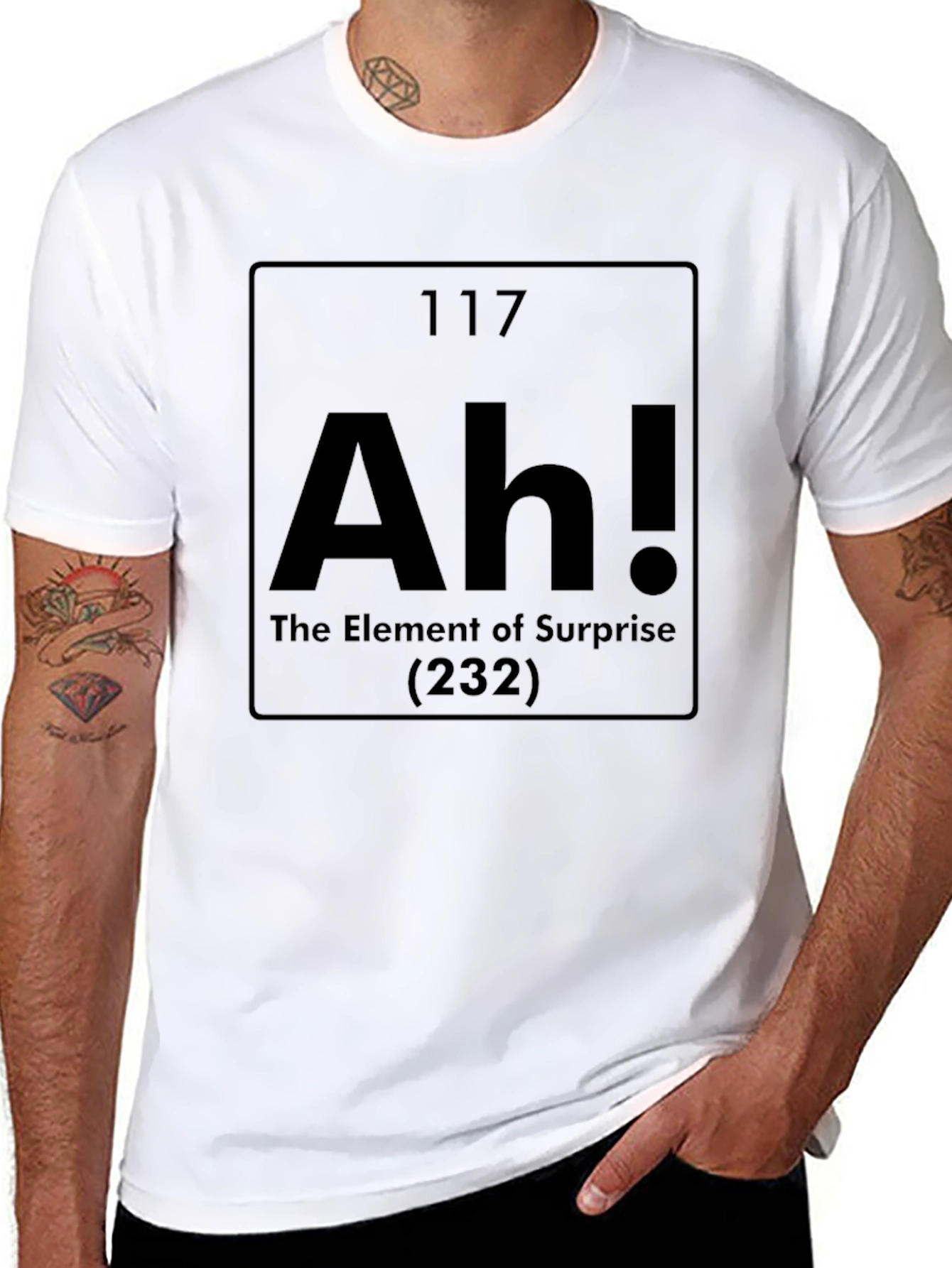 Ah! Element of Surprise Funny Science T-Shirt