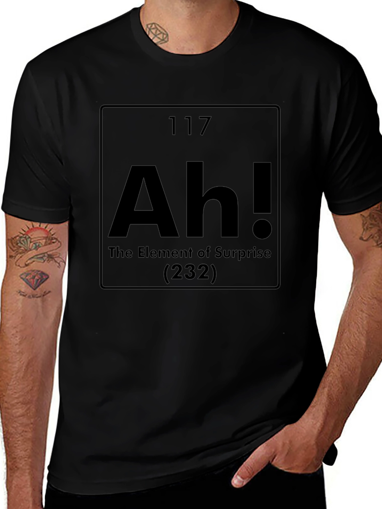 Ah! Element of Surprise Funny Science T-Shirt