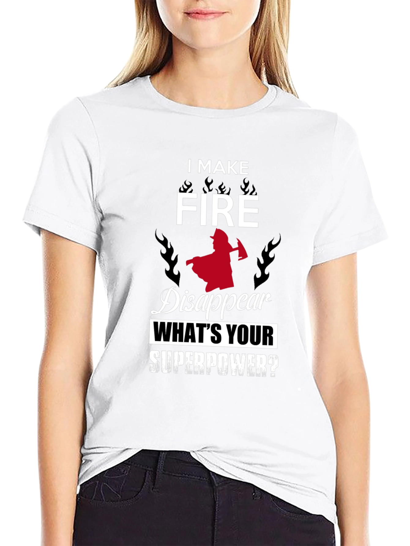 Firefighter Superpower Graphic Tee