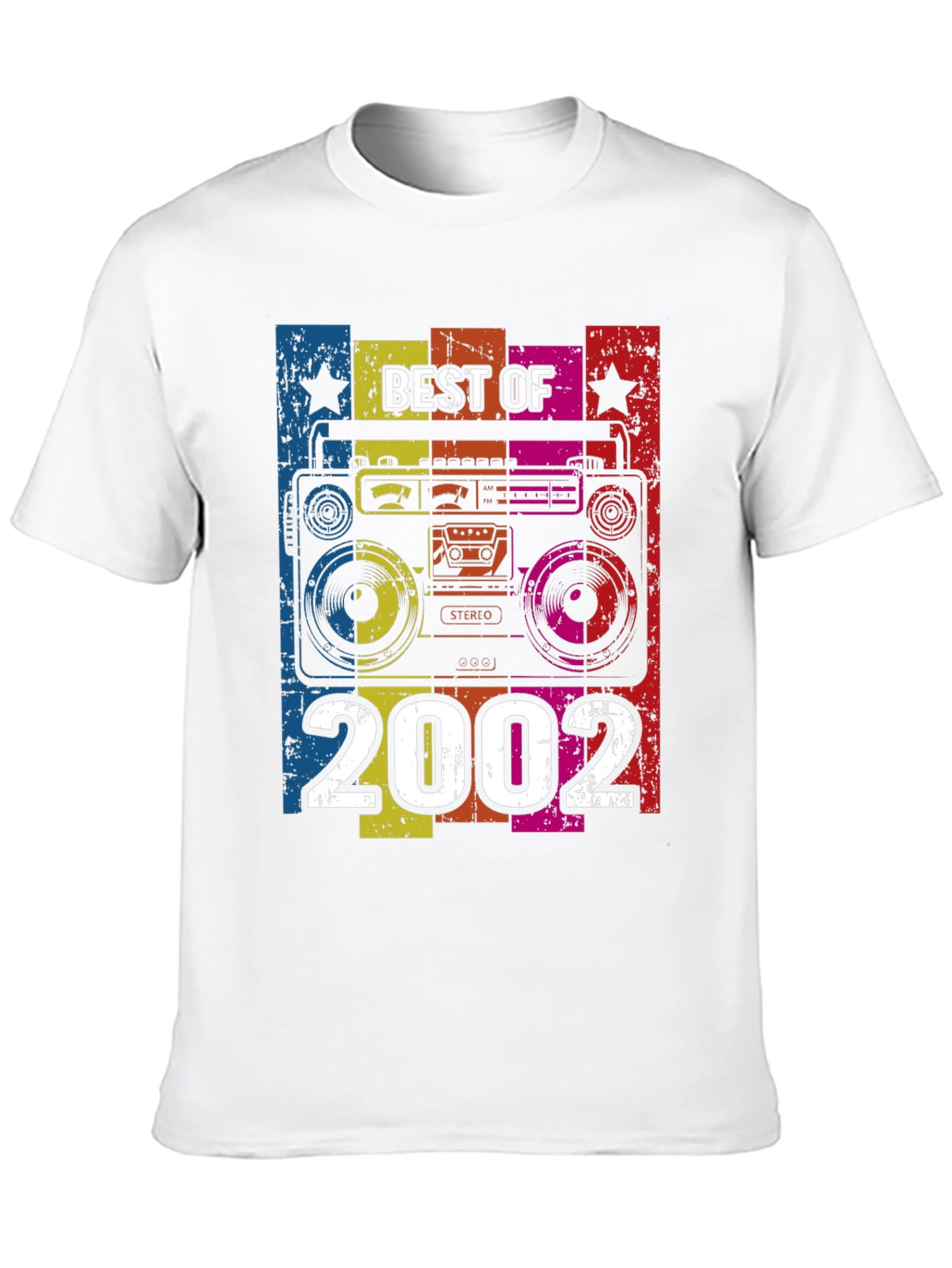 Best of 2002 Retro Boombox Graphic T-Shirt