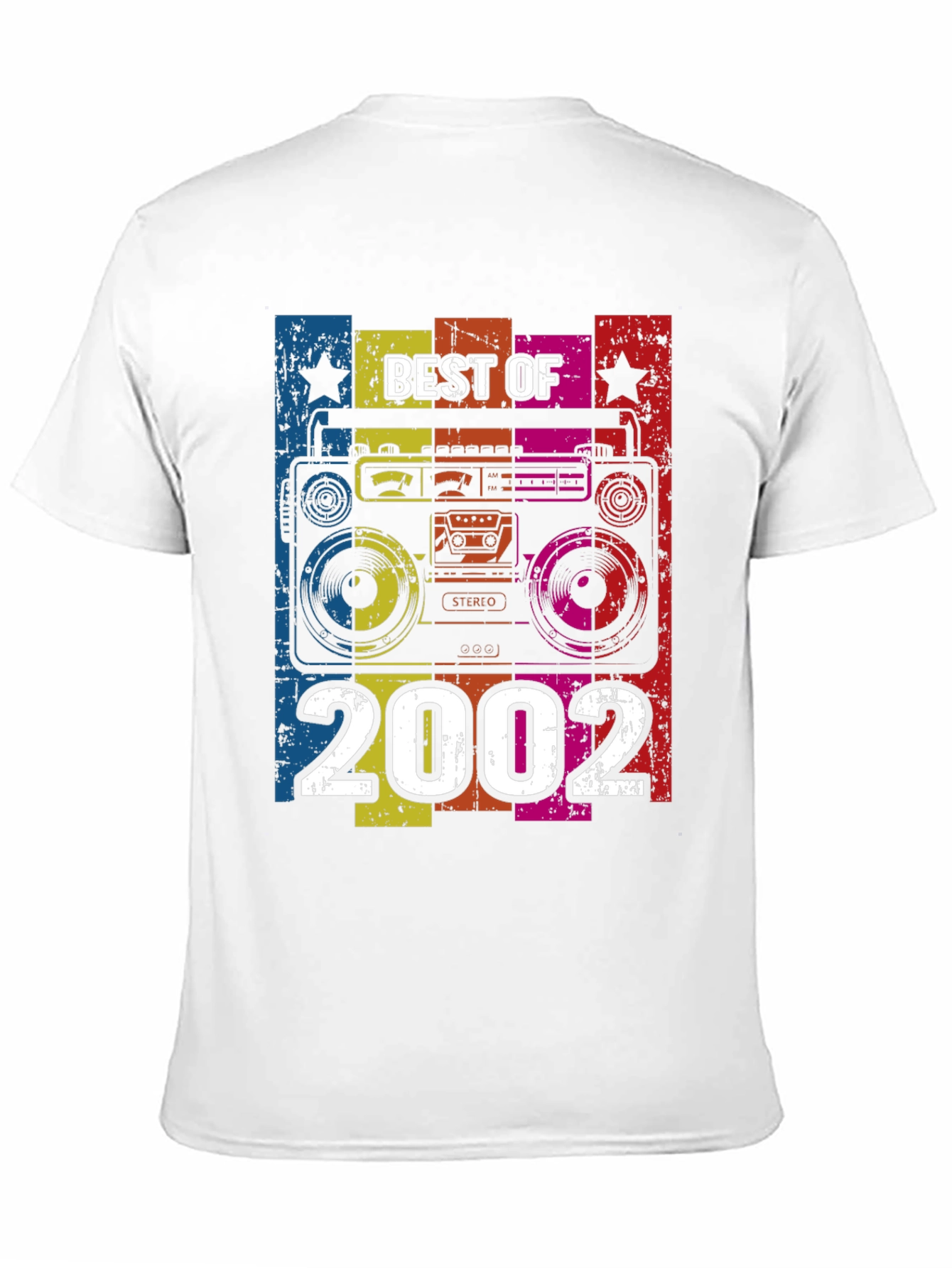 Best of 2002 Retro Boombox Graphic T-Shirt