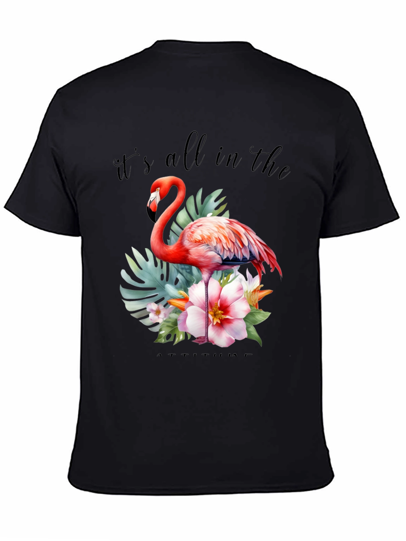 Tropical Flamingo Graphic Tee