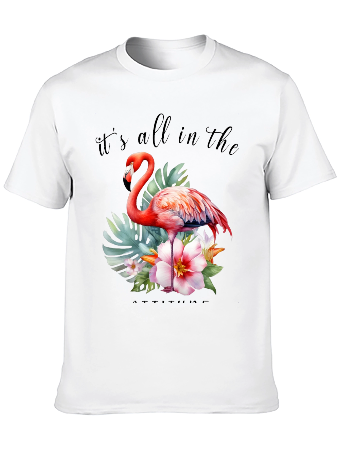 Tropical Flamingo Graphic Tee