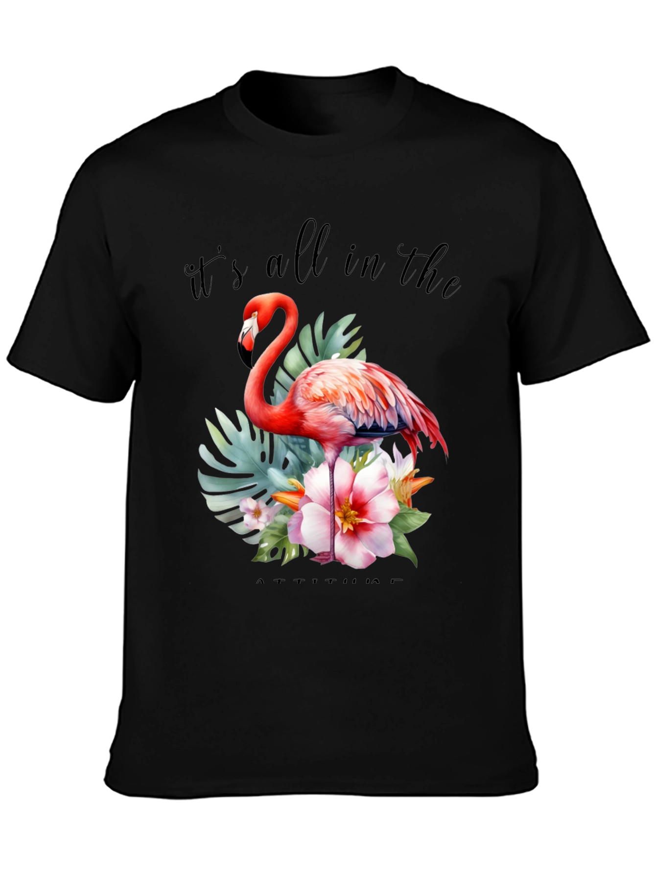 Tropical Flamingo Graphic Tee