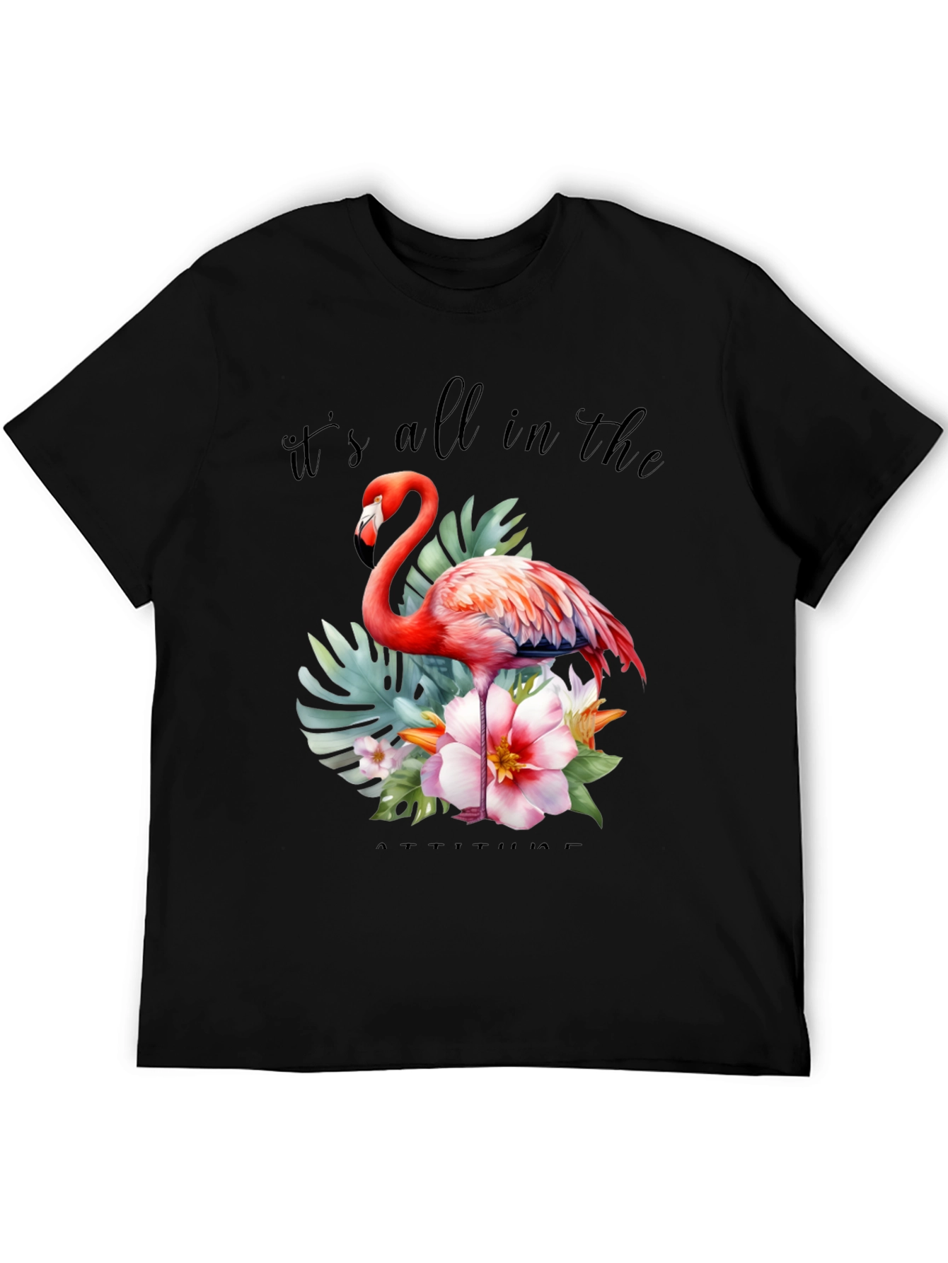 Tropical Flamingo Graphic Tee