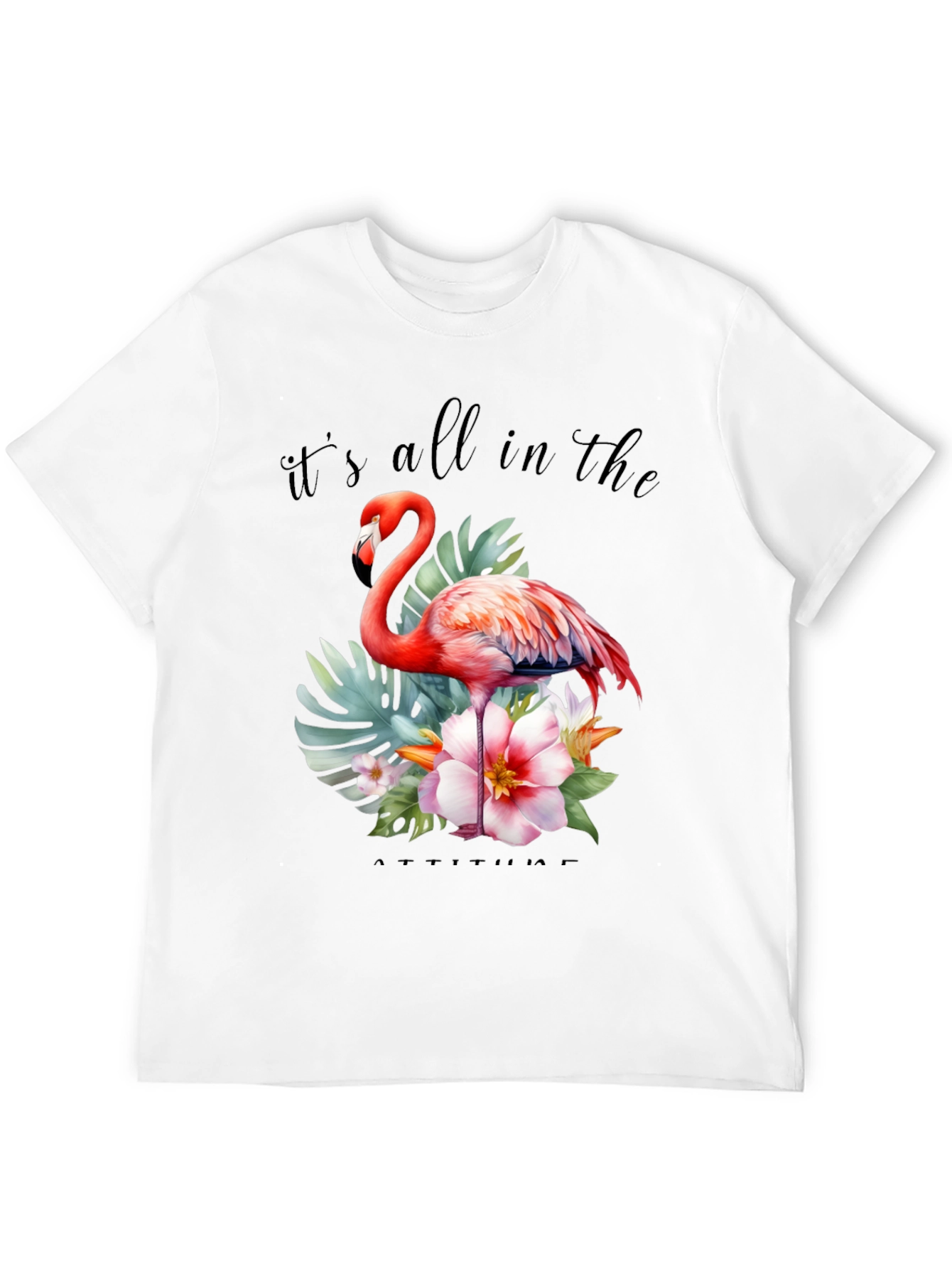 Tropical Flamingo Graphic Tee