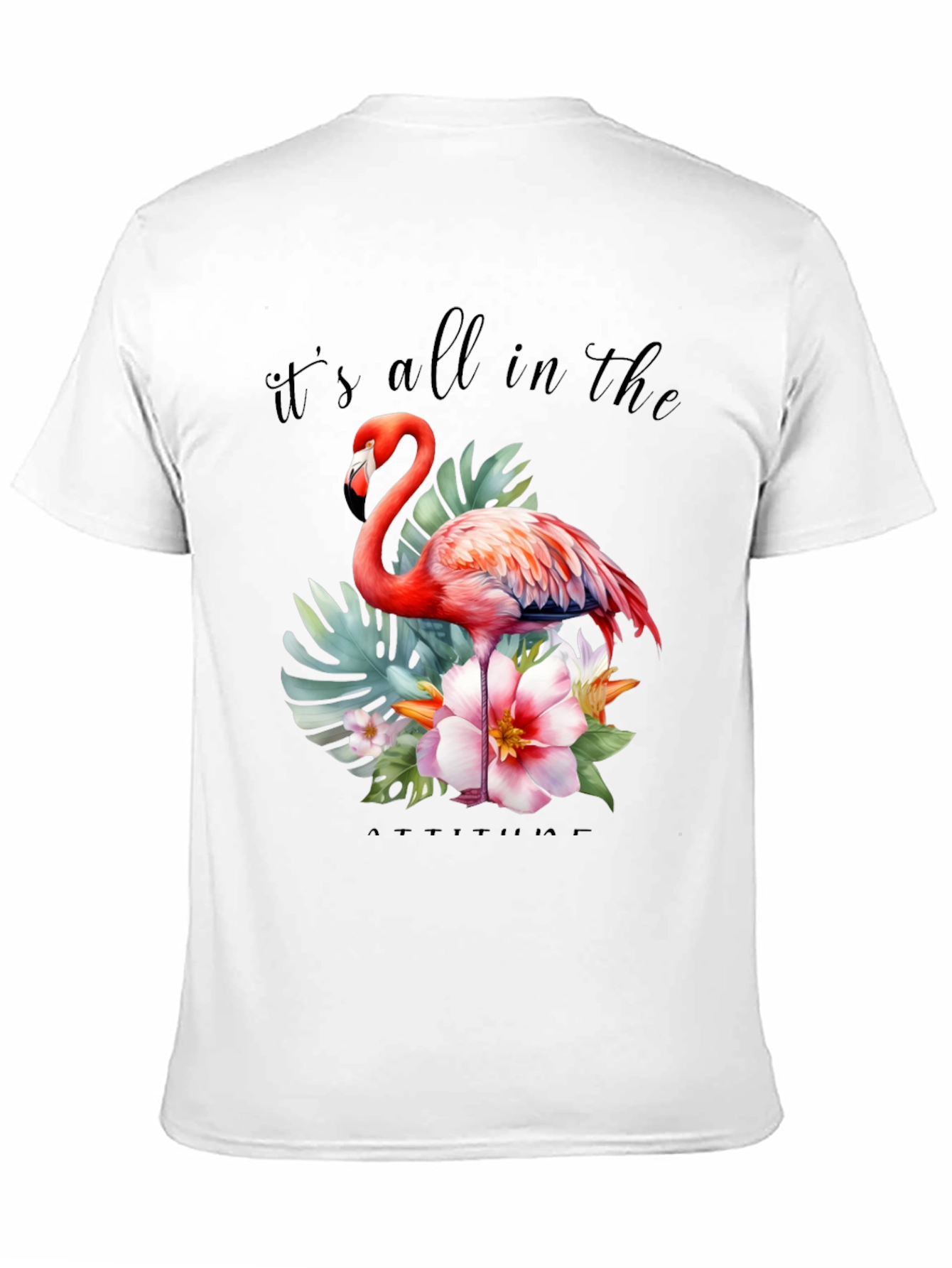 Tropical Flamingo Graphic Tee