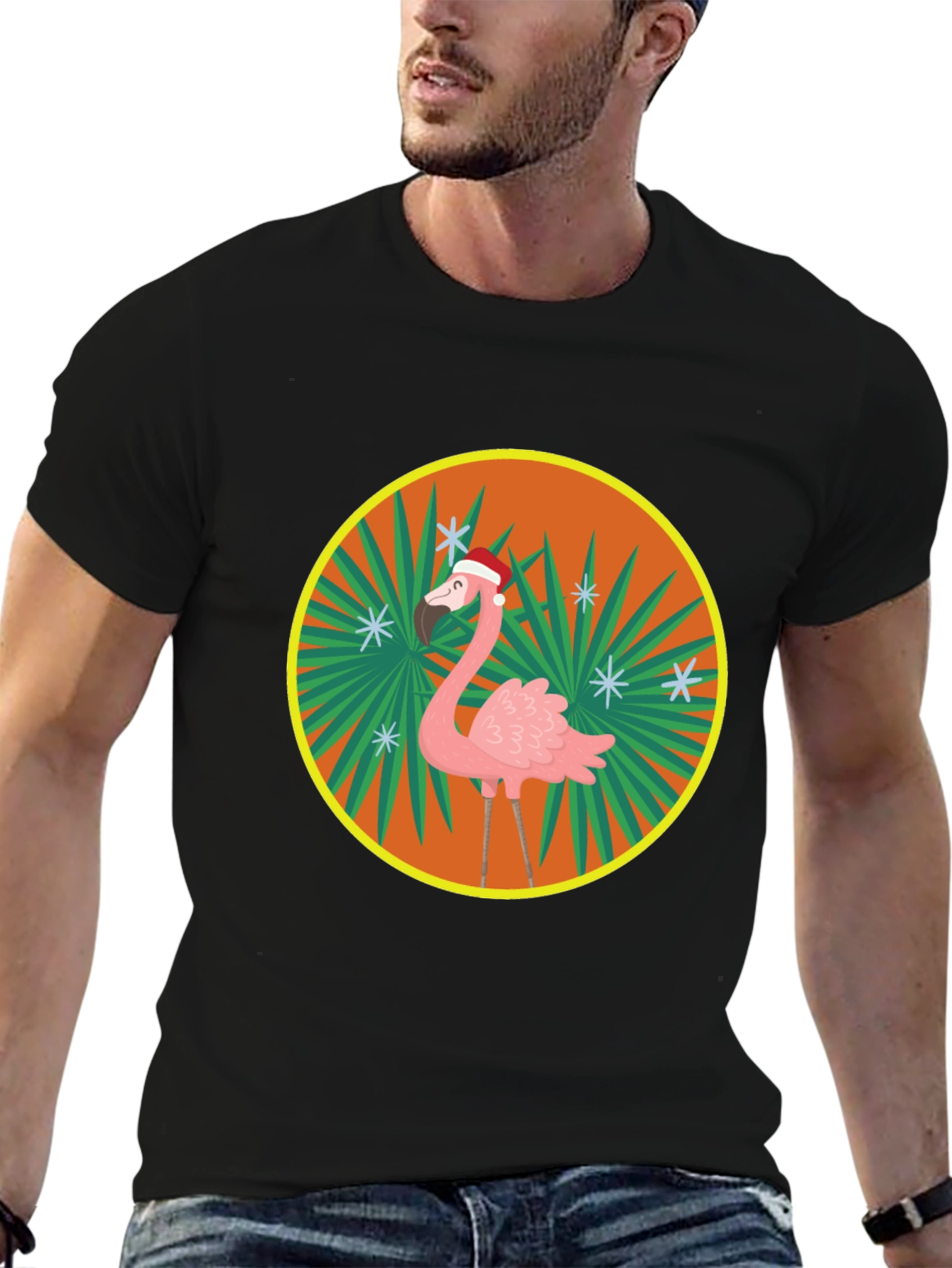 Festive Flamingo T-Shirt
