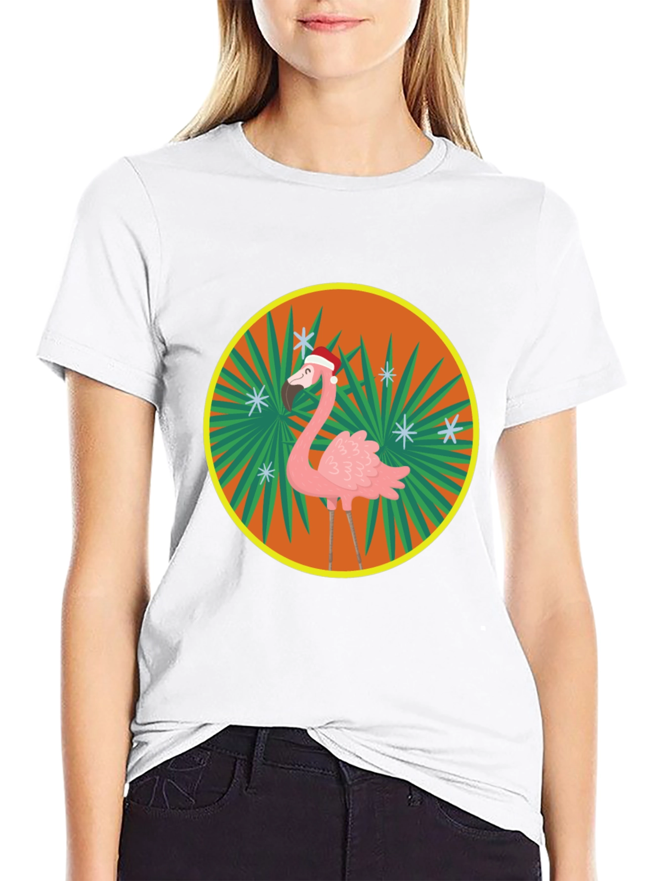Festive Flamingo T-Shirt