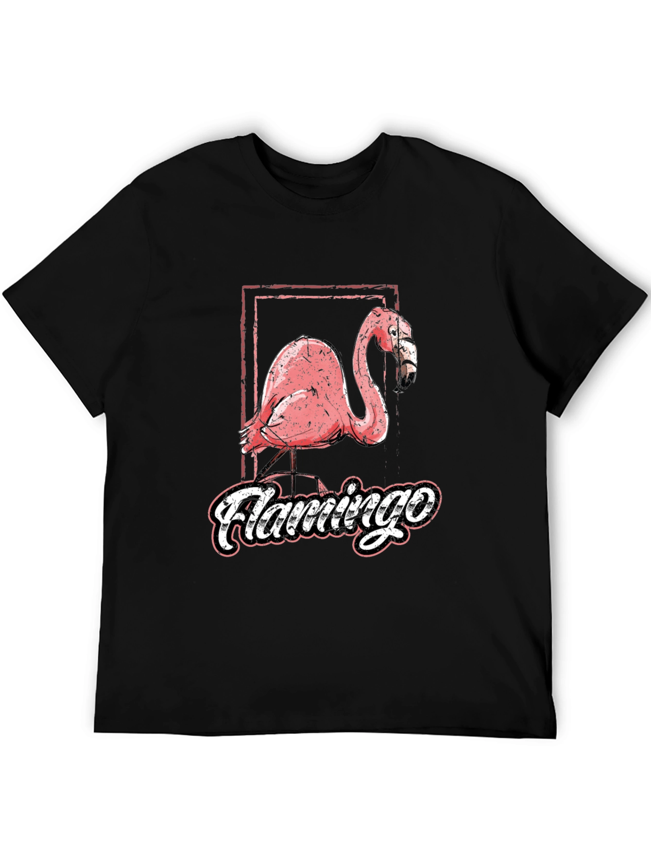 Flamingo Graphic Tee - Cool Retro Style