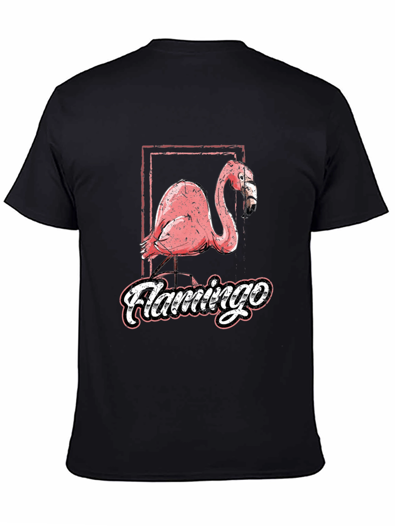 Flamingo Graphic Tee - Cool Retro Style