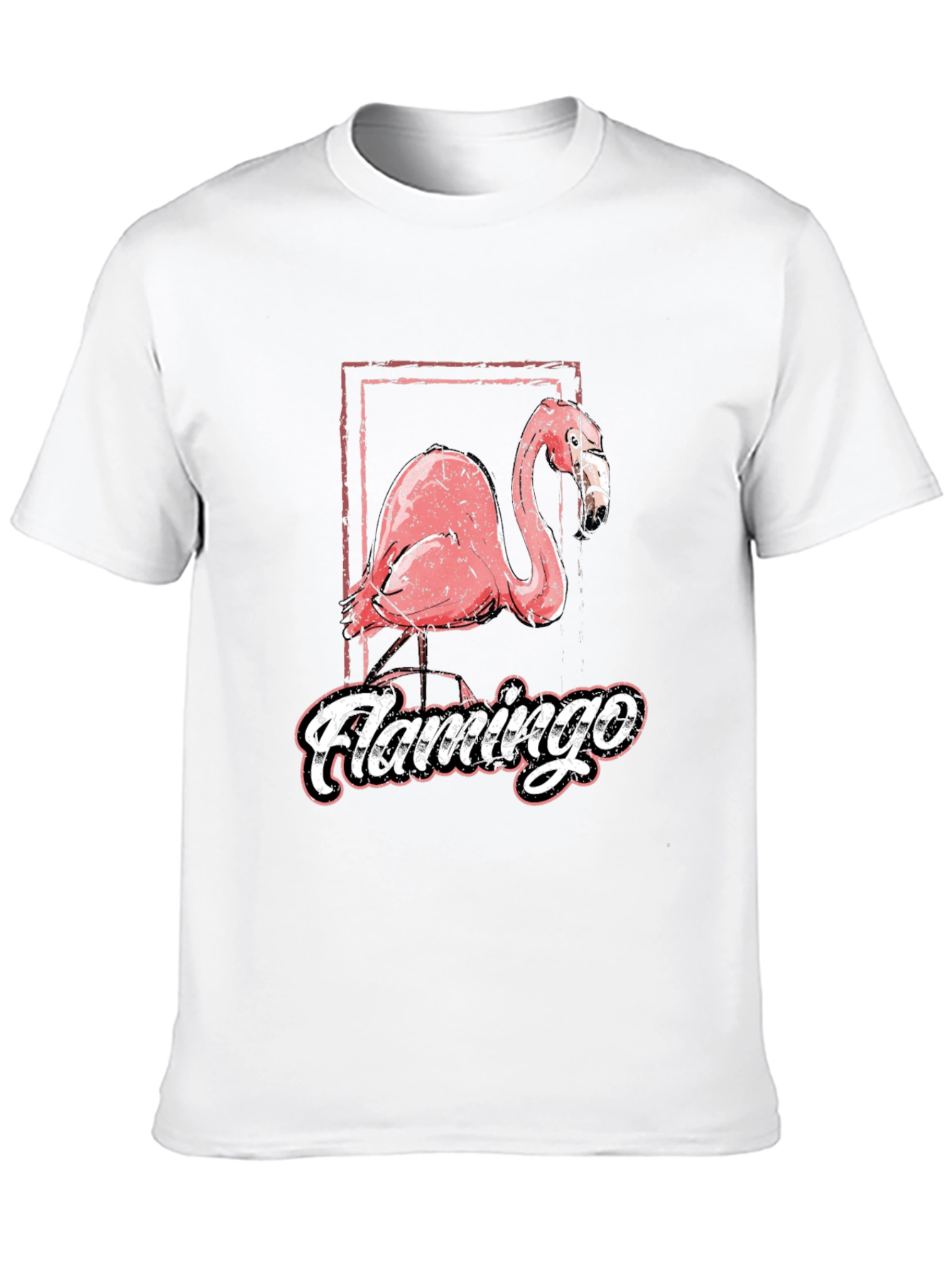Flamingo Graphic Tee - Cool Retro Style