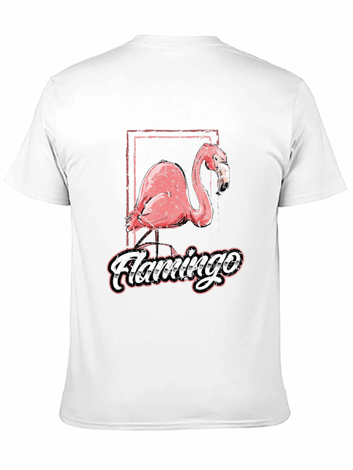 Flamingo Graphic Tee - Cool Retro Style