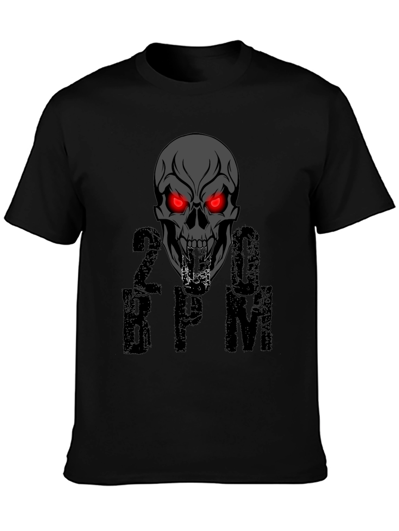 Skull 200 BPM Graphic T-Shirt