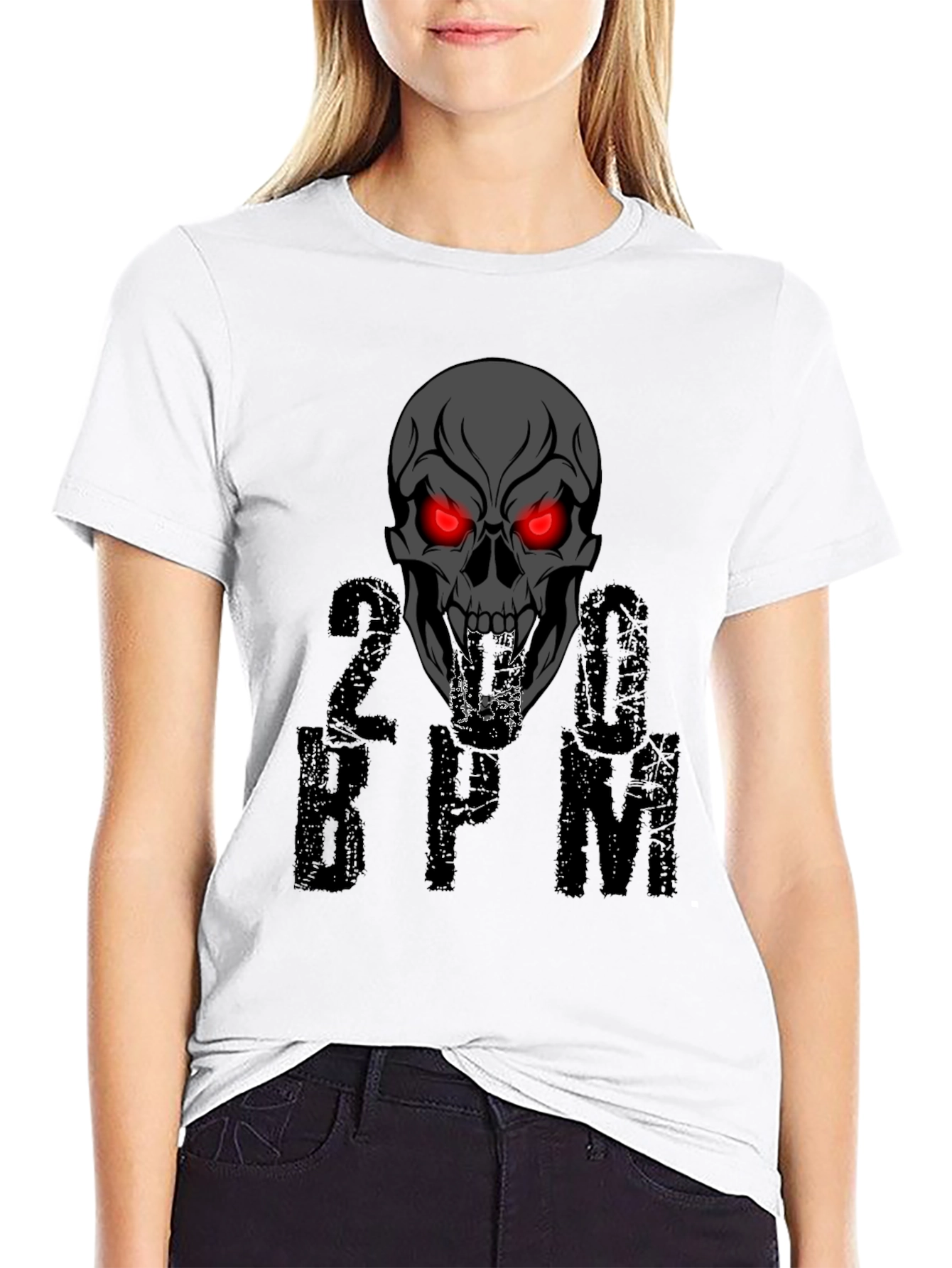 Skull 200 BPM Graphic T-Shirt
