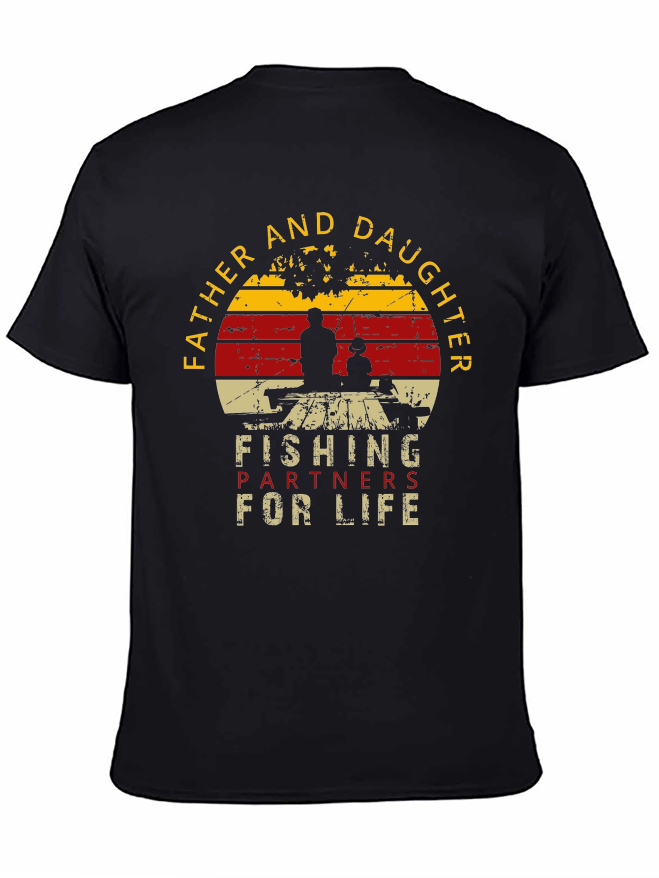 Father and Daughter Fishing Partners T-Shirt