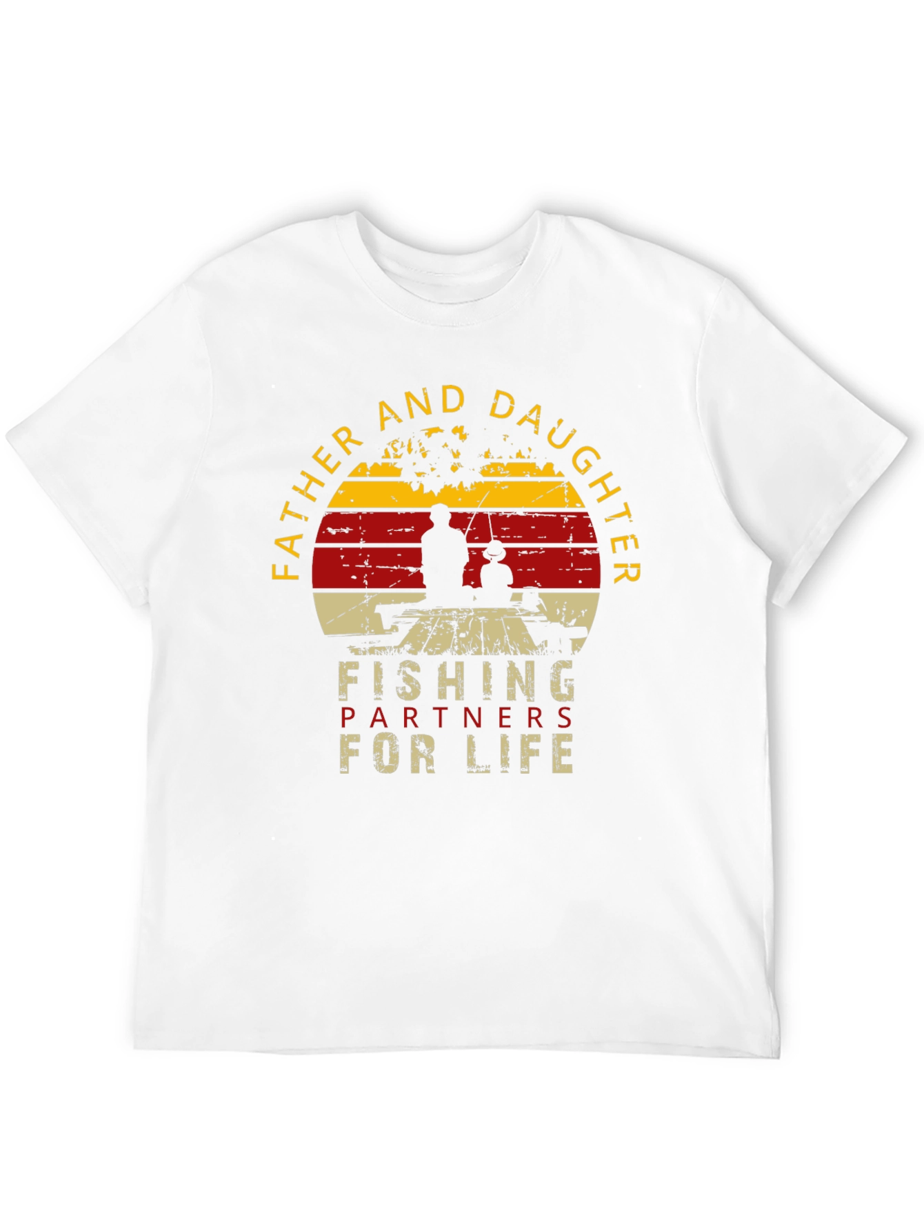 Father and Daughter Fishing Partners T-Shirt