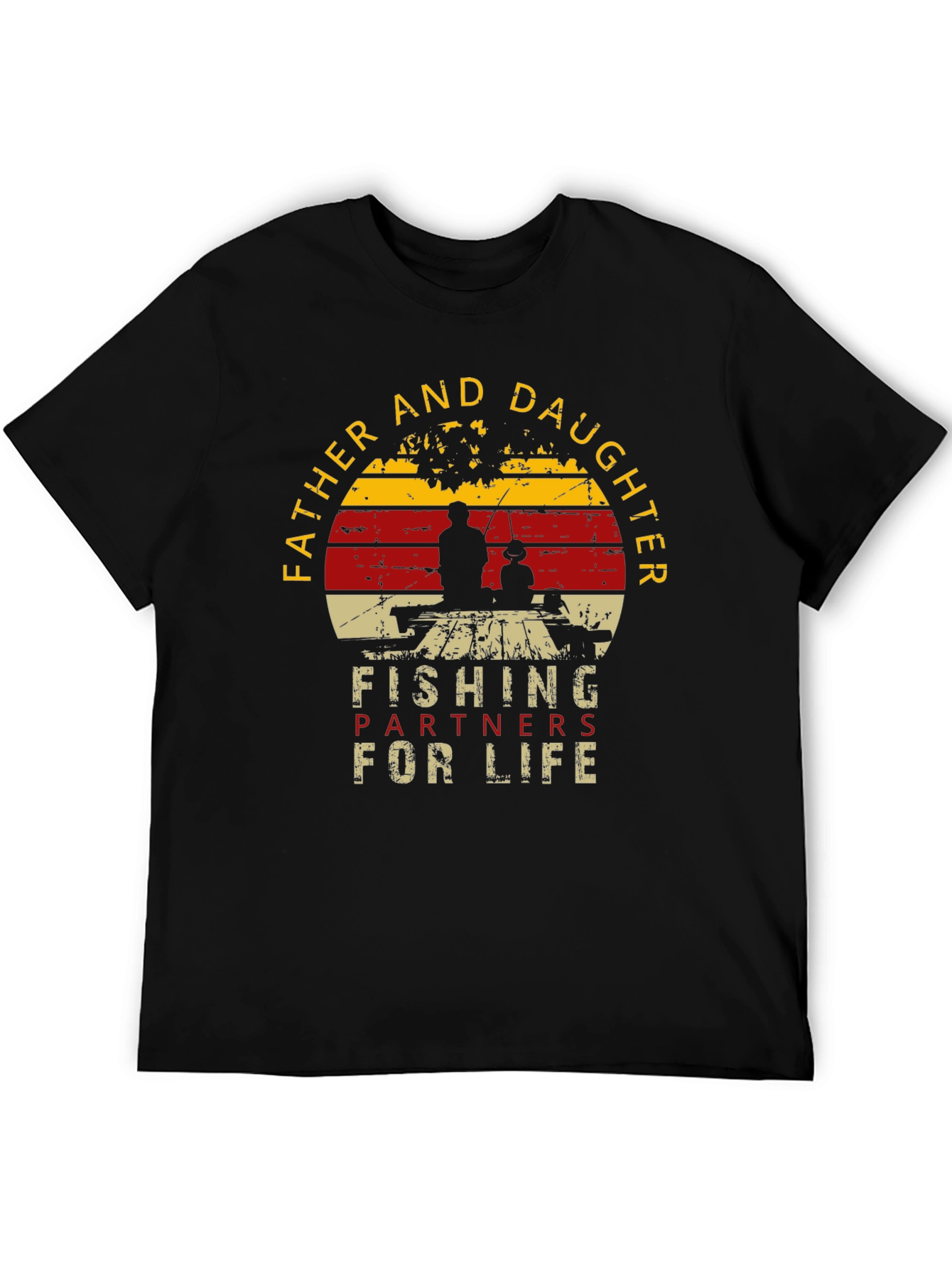 Father and Daughter Fishing Partners T-Shirt