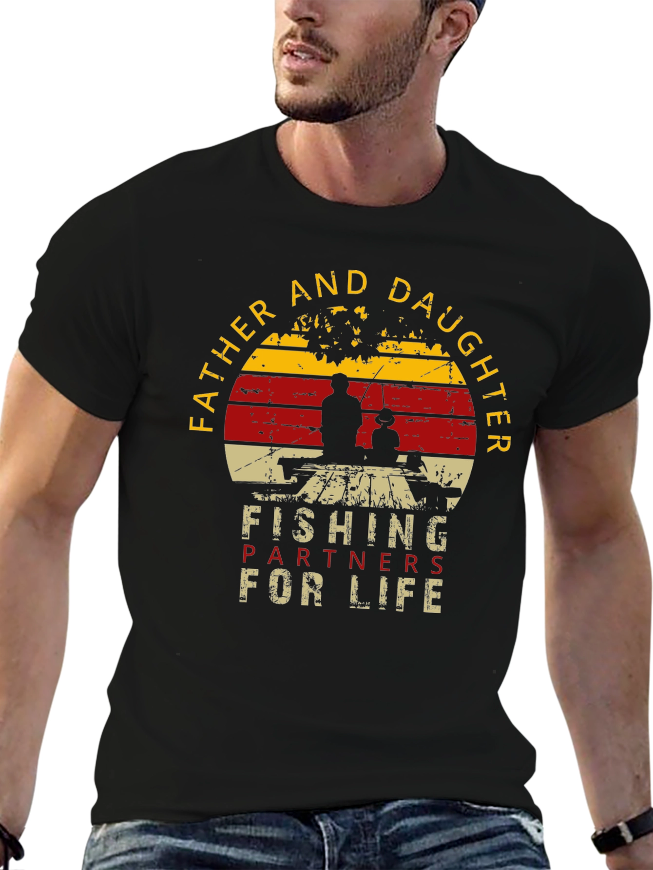 Father and Daughter Fishing Partners T-Shirt