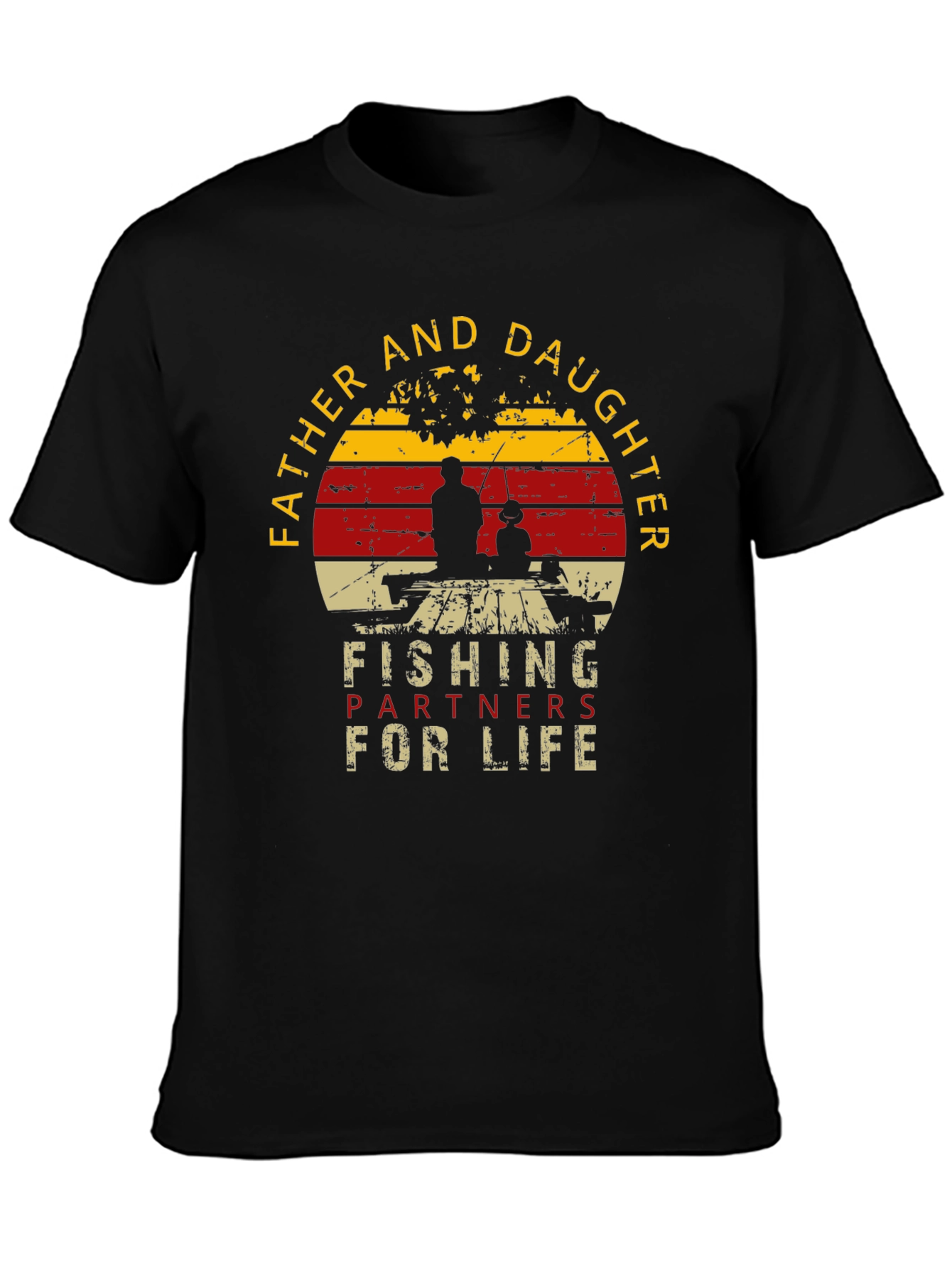 Father and Daughter Fishing Partners T-Shirt
