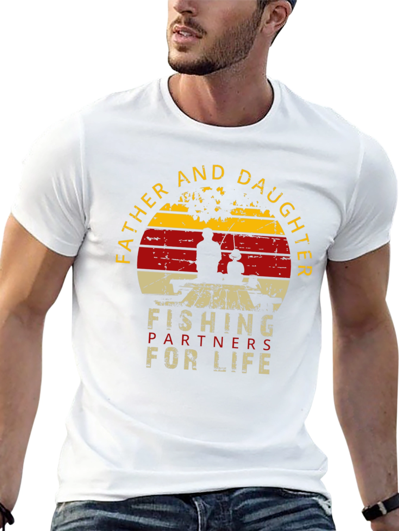 Father and Daughter Fishing Partners T-Shirt