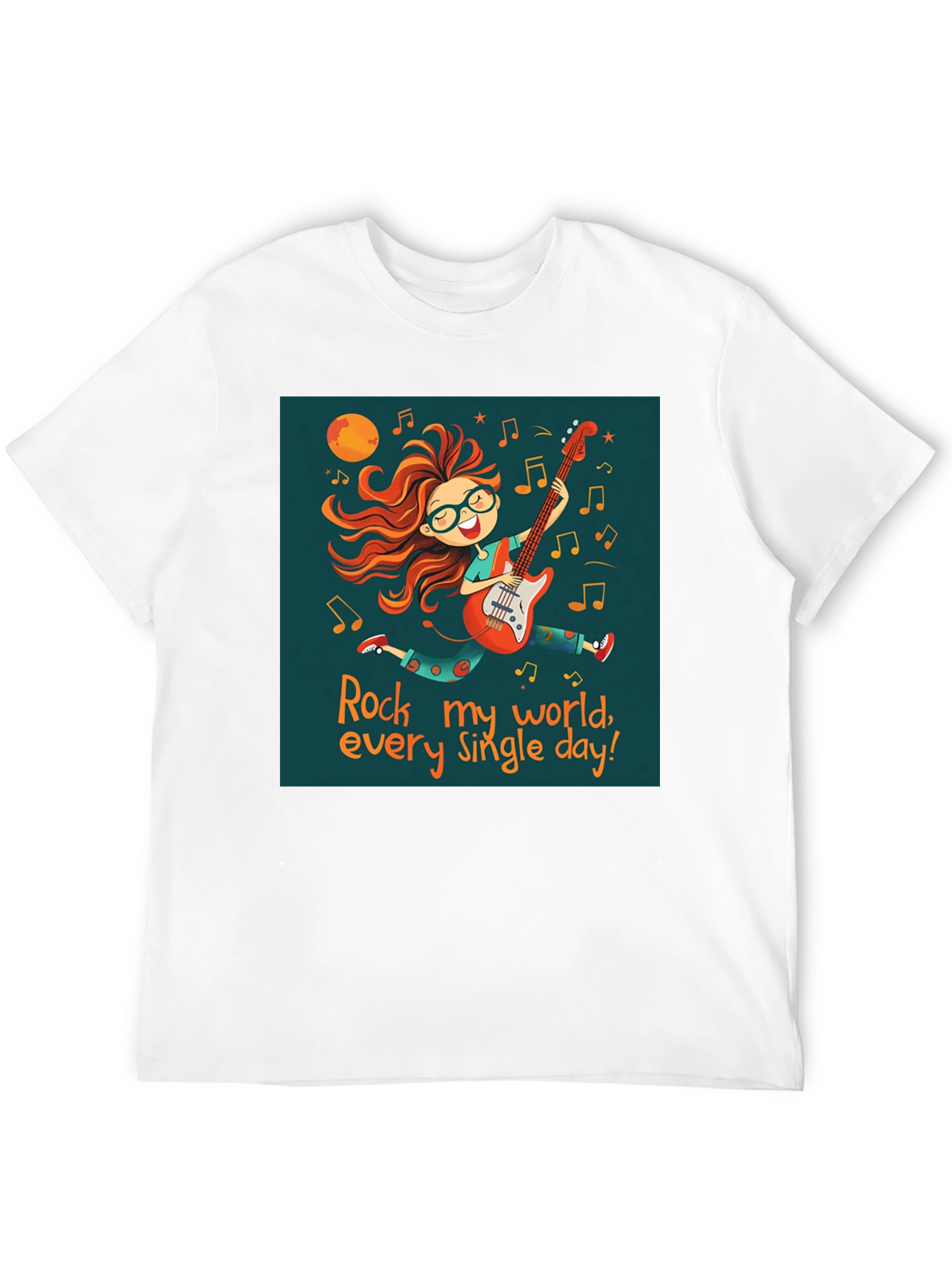 Rock My World Tee - Music Lover Shirt