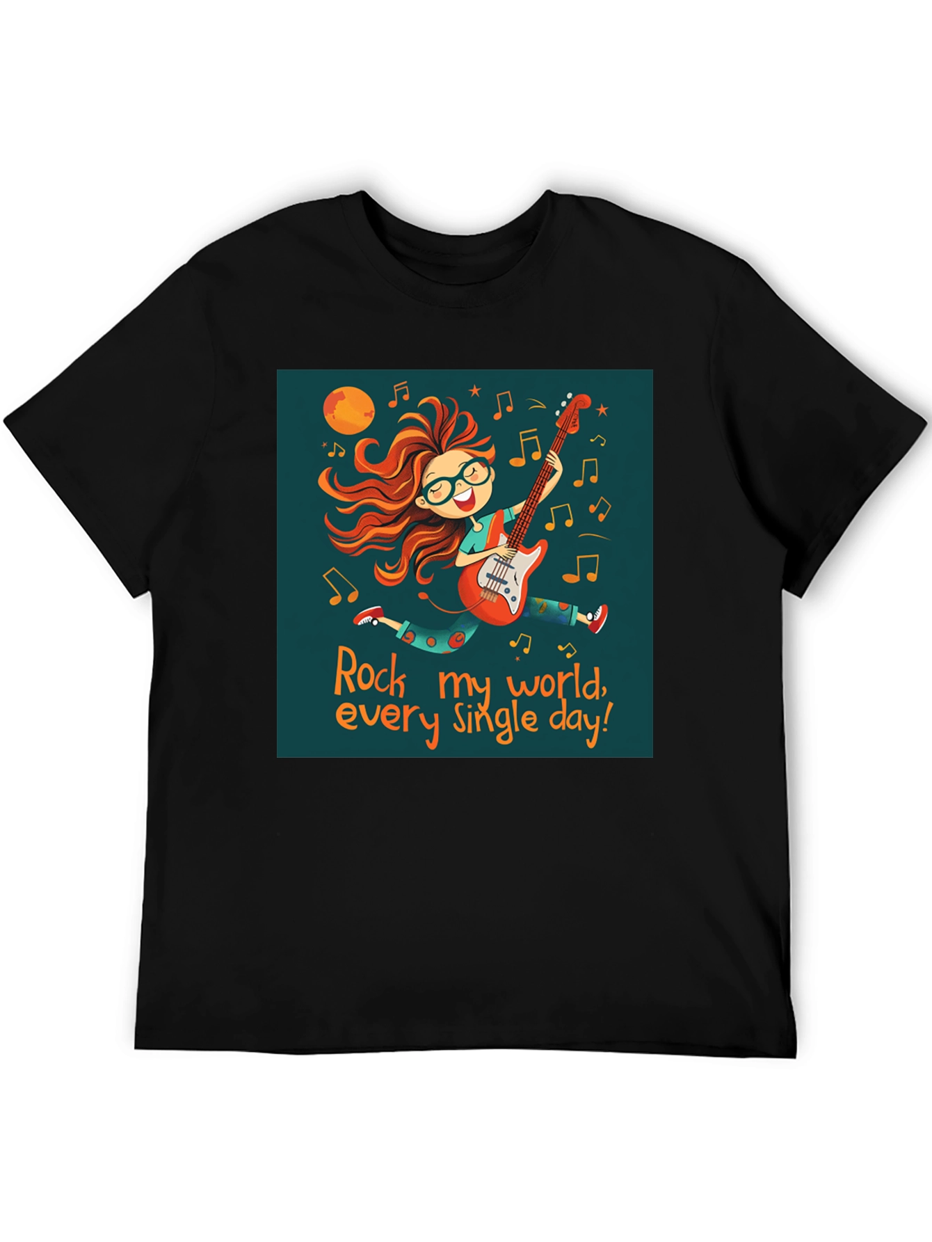Rock My World Tee - Music Lover Shirt