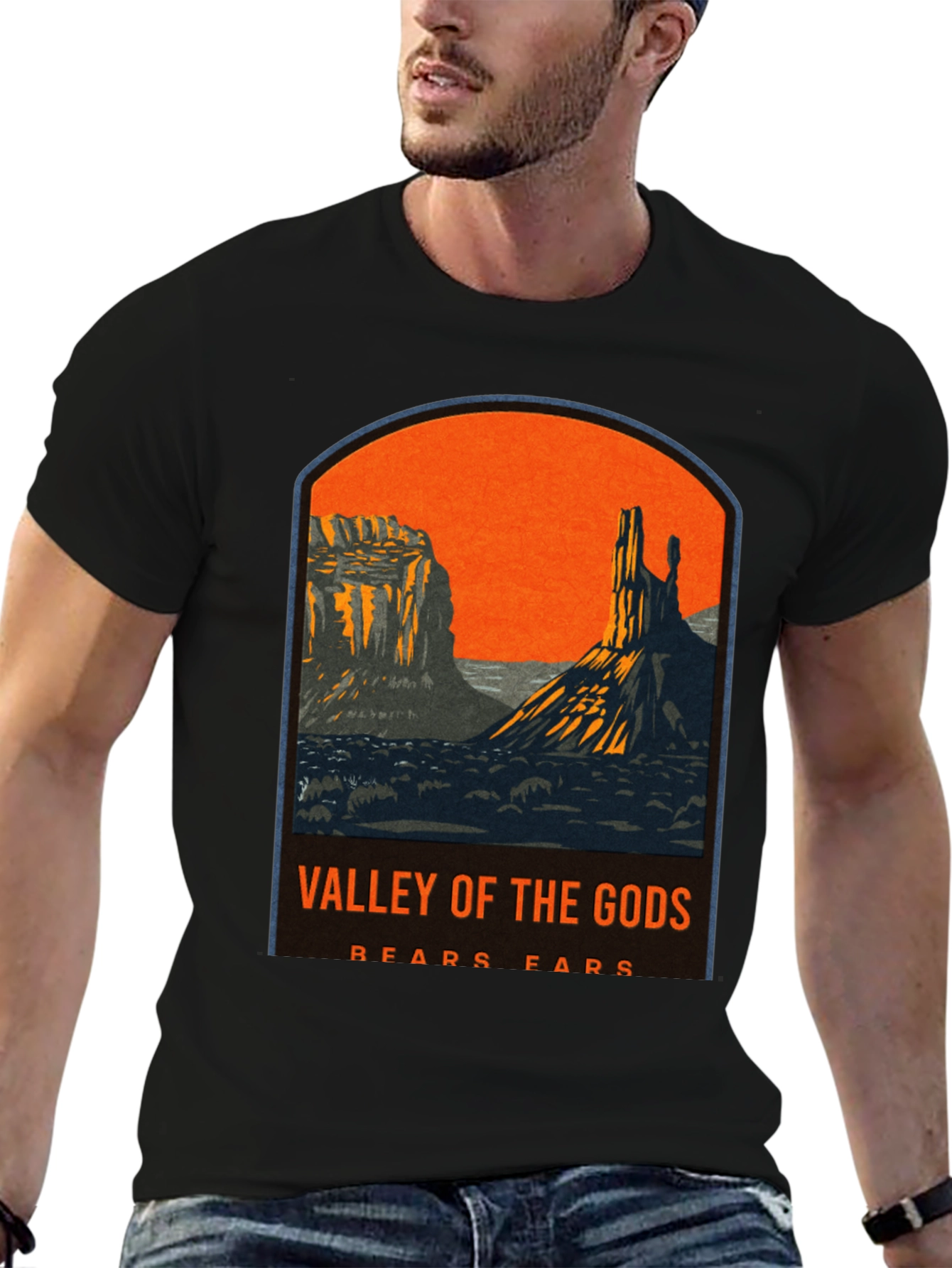 Valley of the Gods Graphic Tee - Black