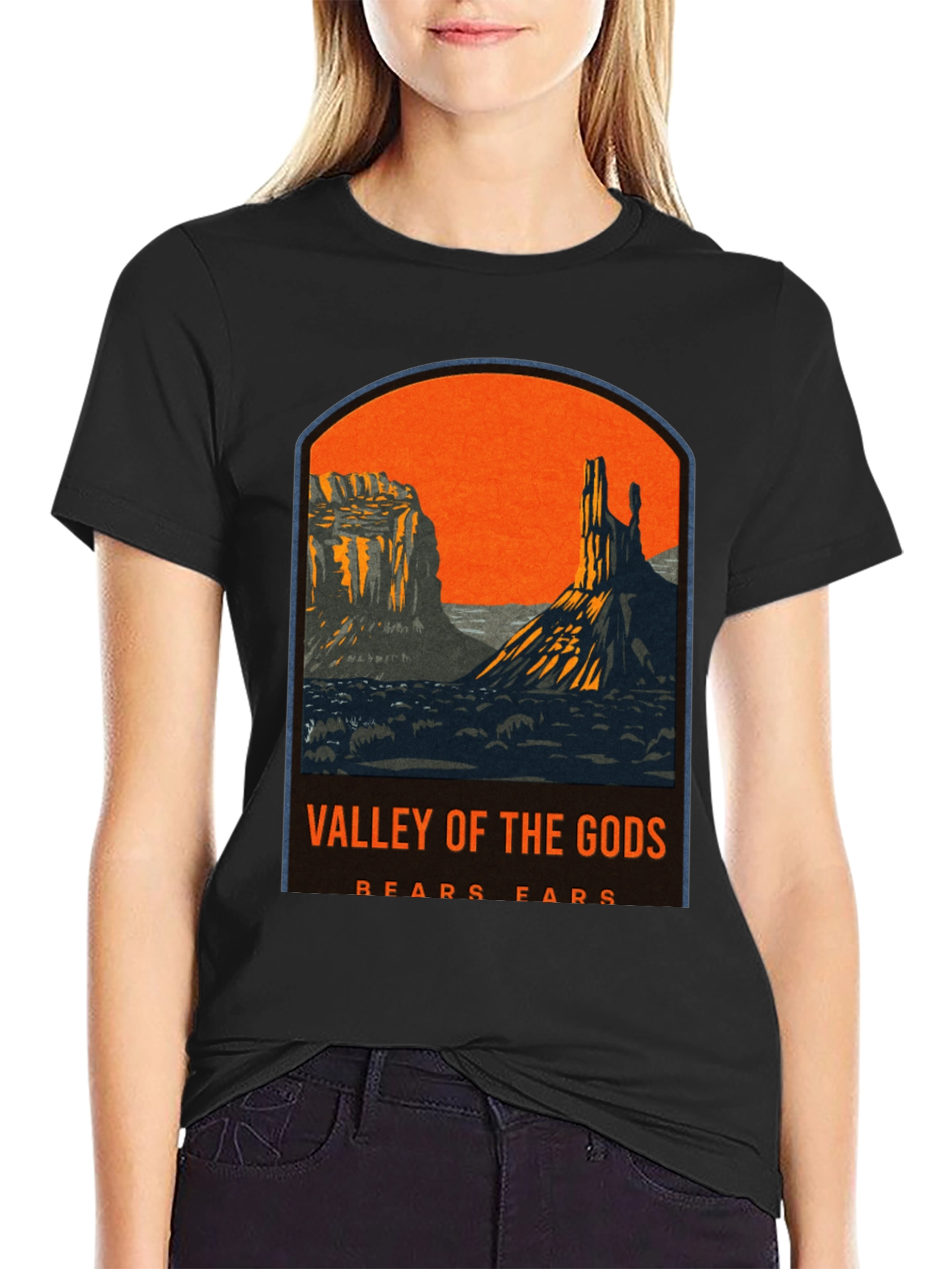 Valley of the Gods Graphic Tee - Black