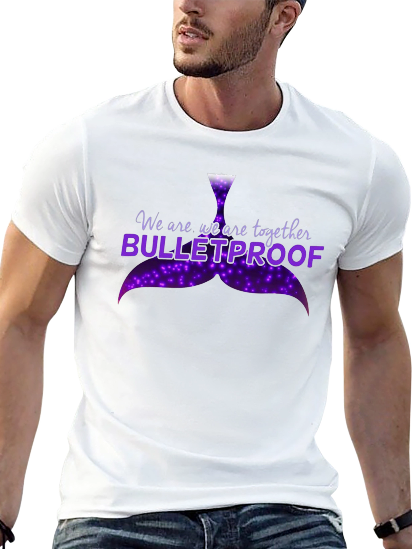 Bulletproof Whale Tail Graphic Tee