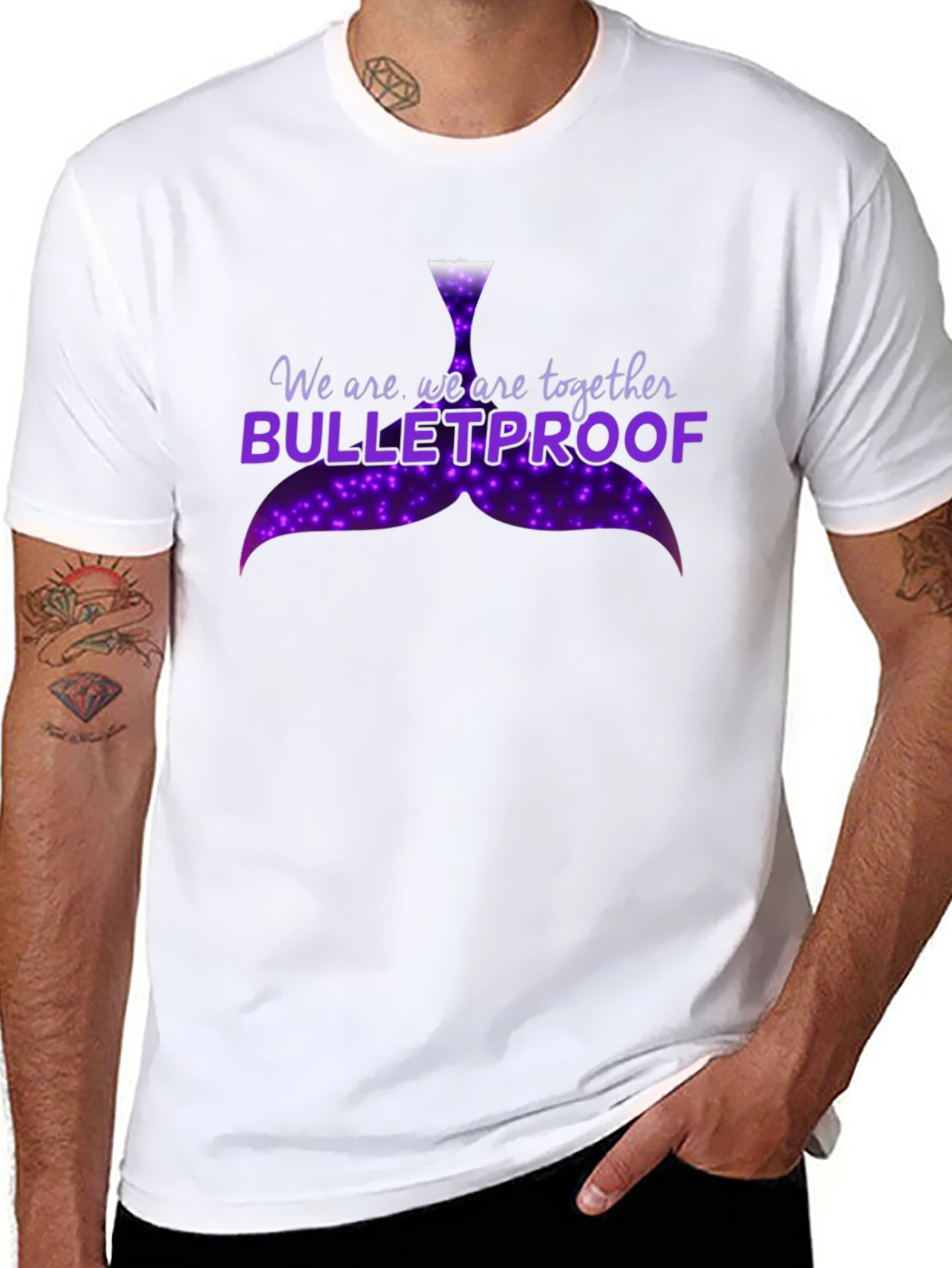 Bulletproof Whale Tail Graphic Tee