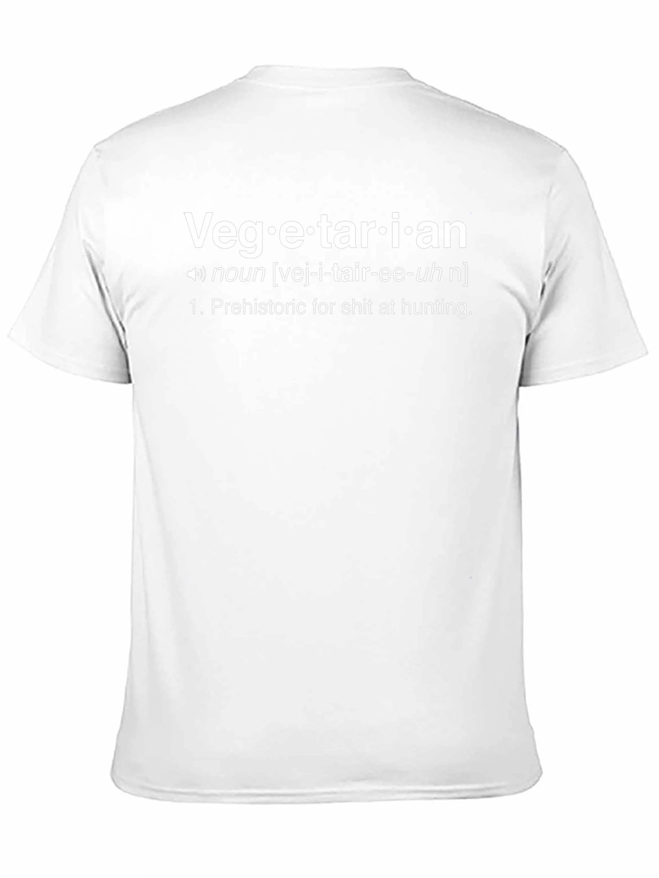 Vegetarian Definition T-Shirt - Funny Sarcastic Tee