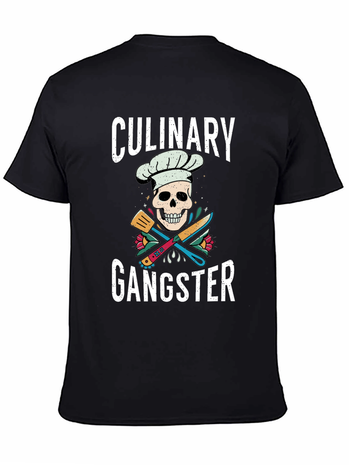 Culinary Gangster T-Shirt - Chef Skull Tee