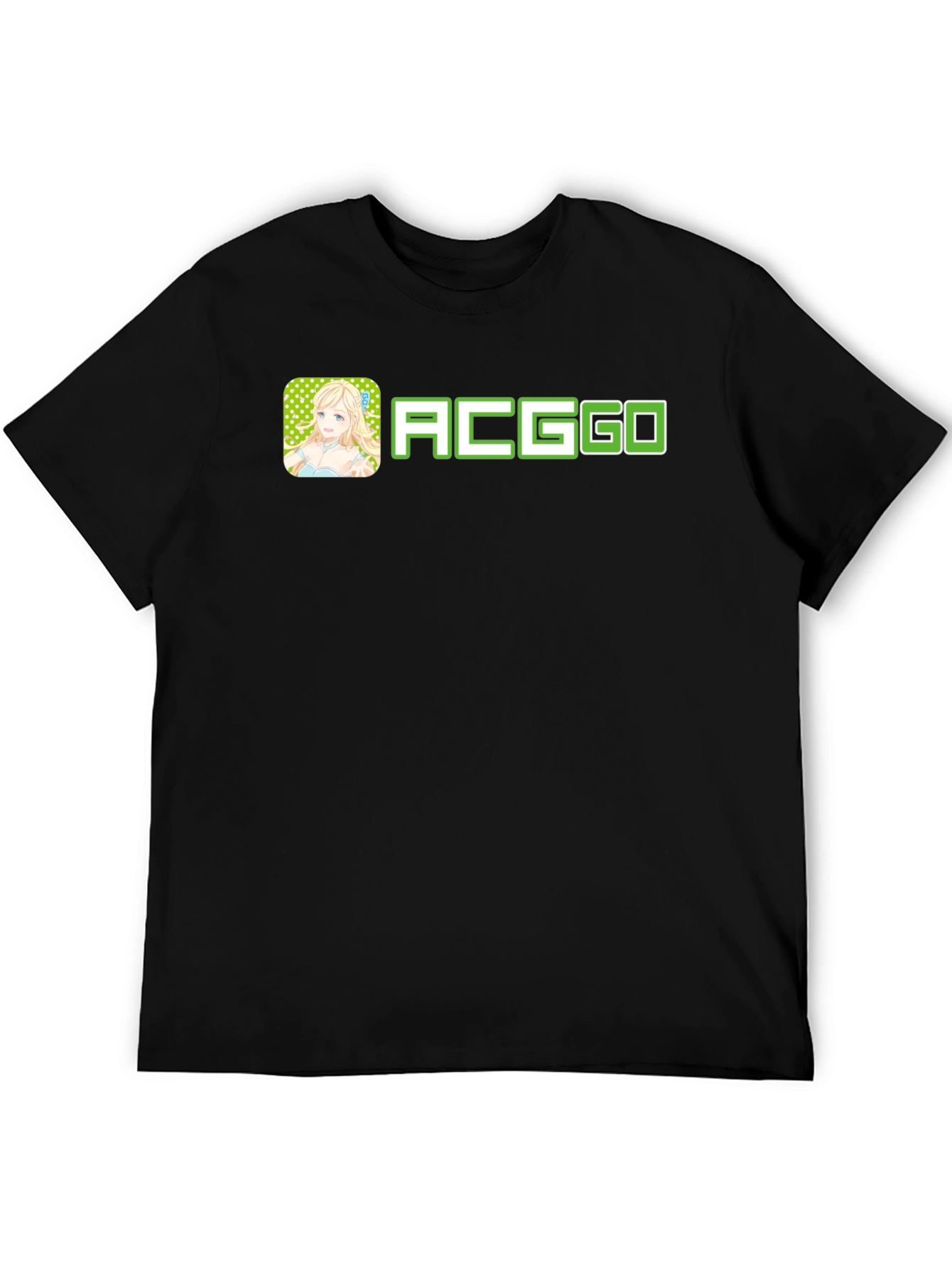 ACGGO Anime Style Black Tee Shirt
