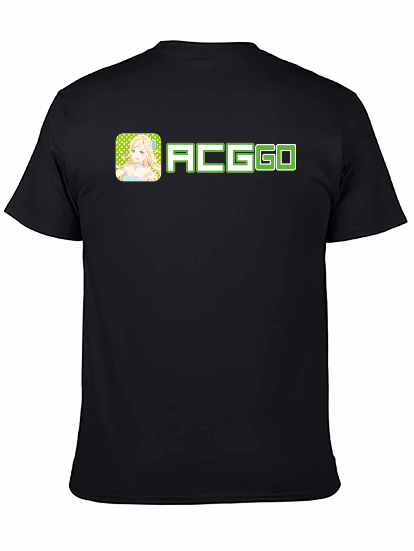 ACGGO Anime Style Black Tee Shirt