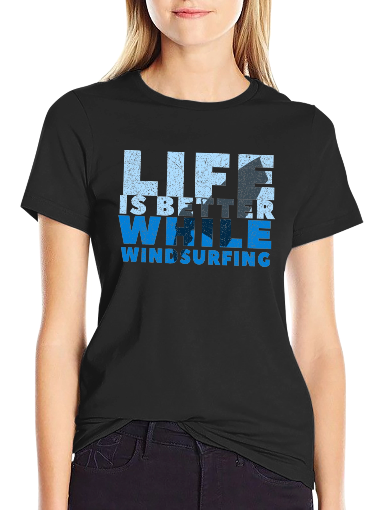Life is Better While Windsurfing Graphic Tee
