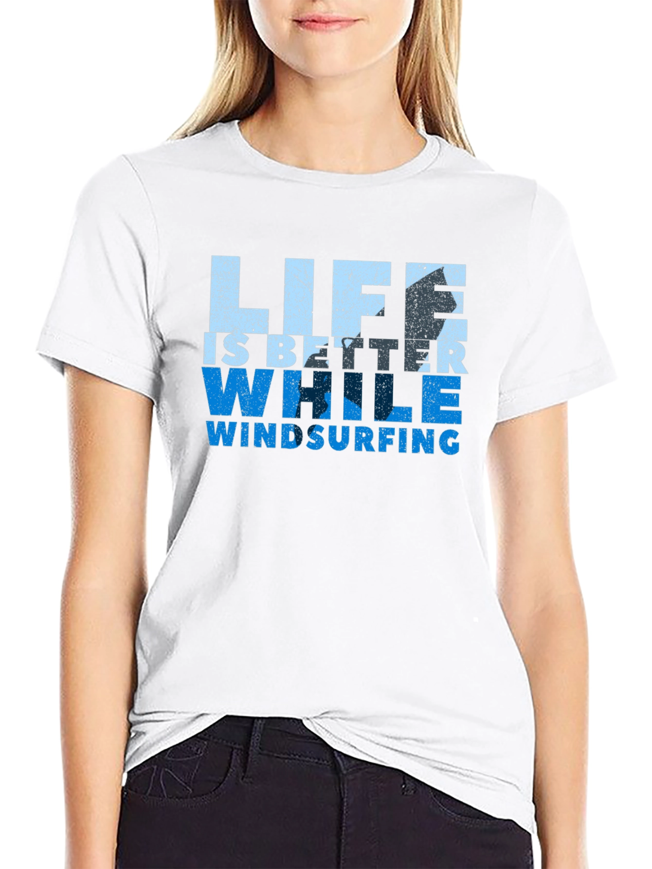 Life is Better While Windsurfing Graphic Tee