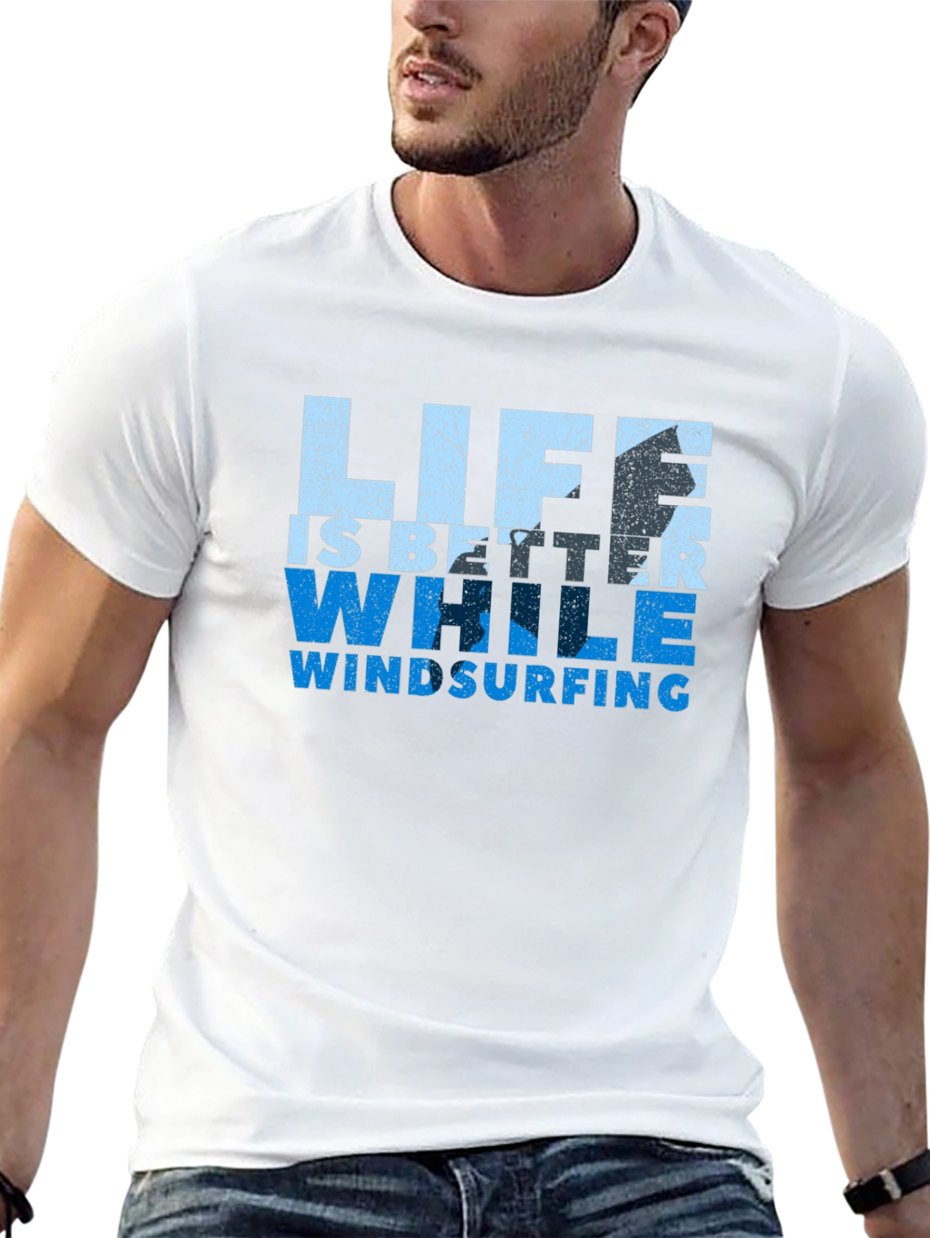 Life is Better While Windsurfing Graphic Tee