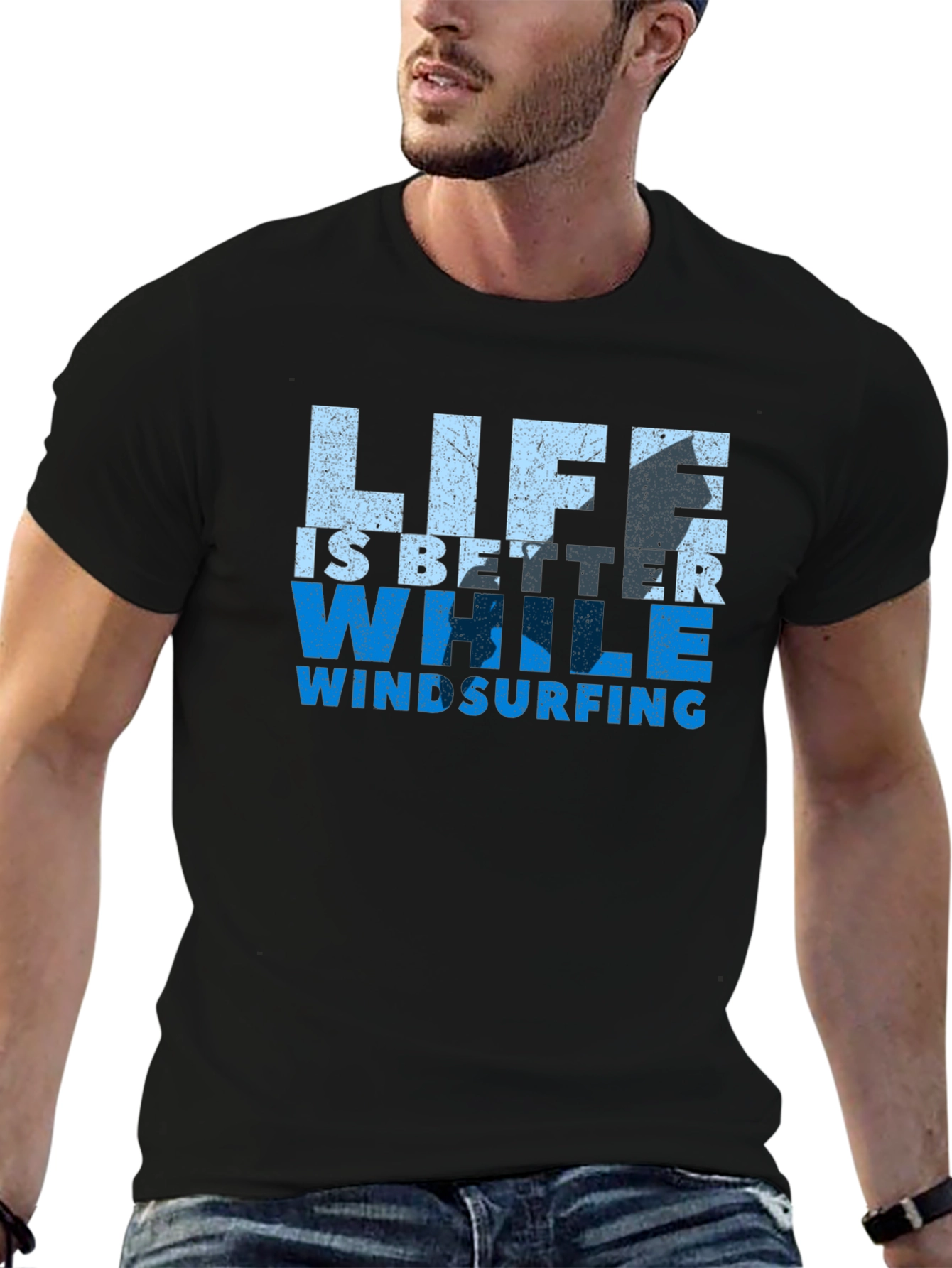 Life is Better While Windsurfing Graphic Tee