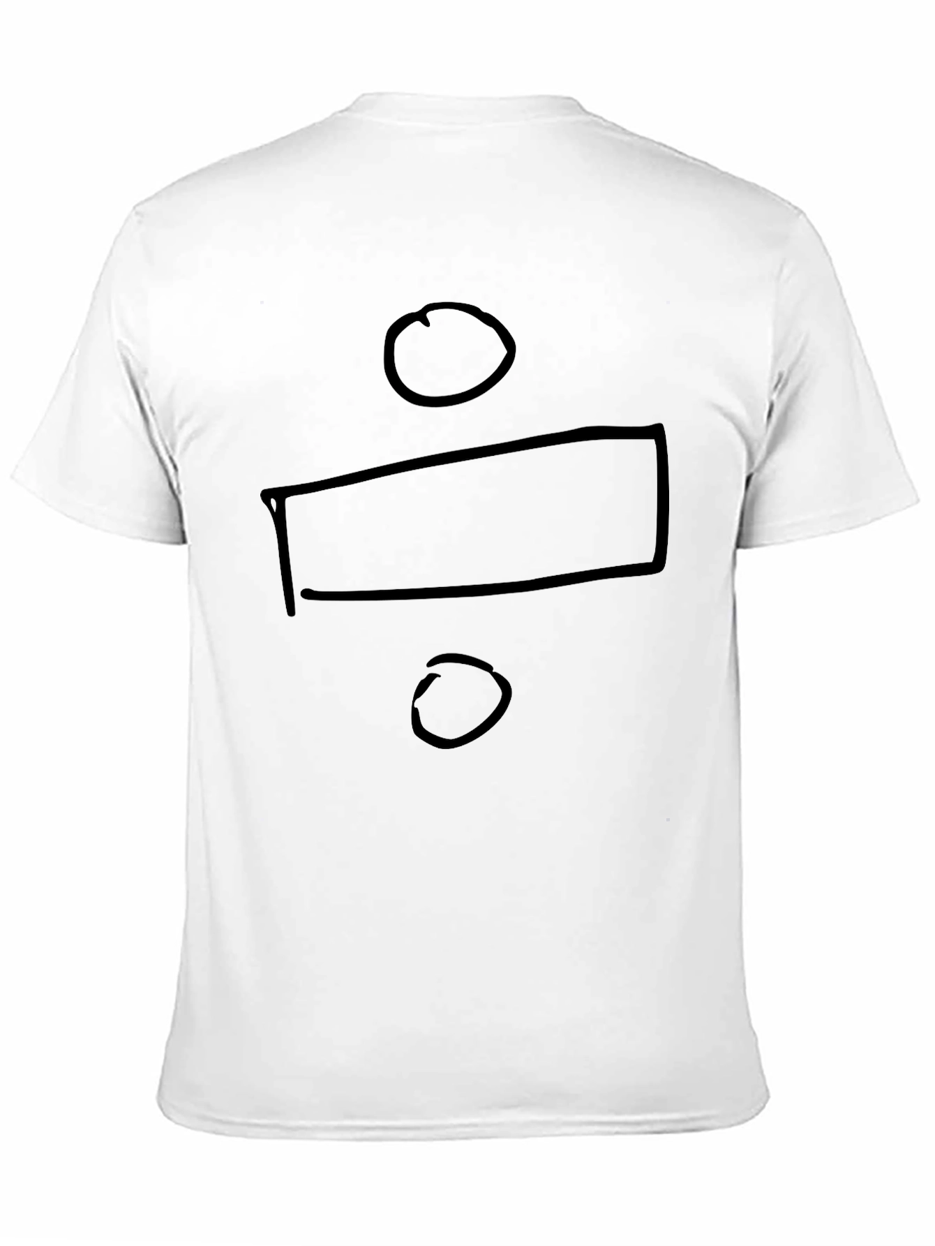 Division Symbol Black Graphic T-Shirt