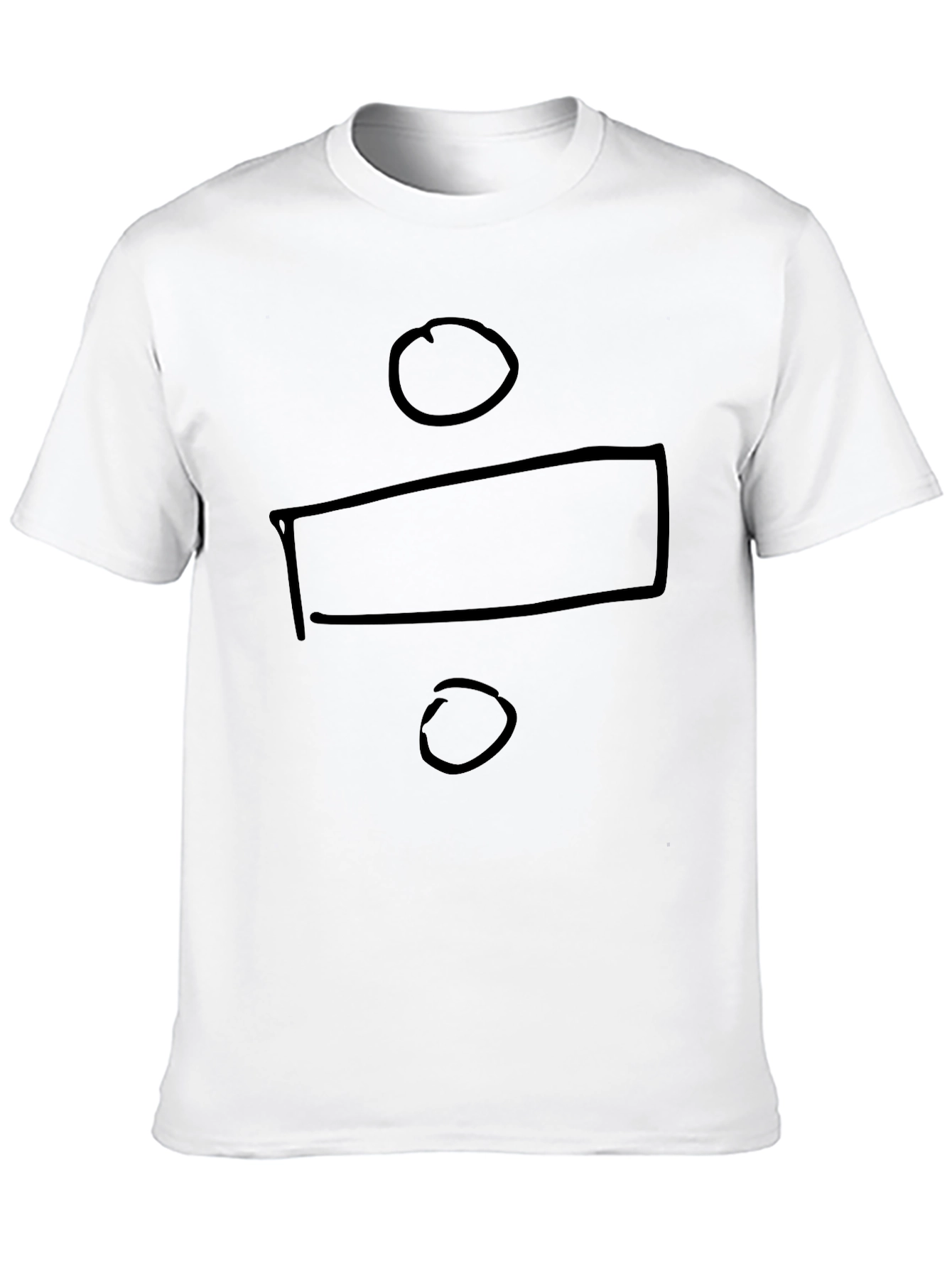 Division Symbol Black Graphic T-Shirt