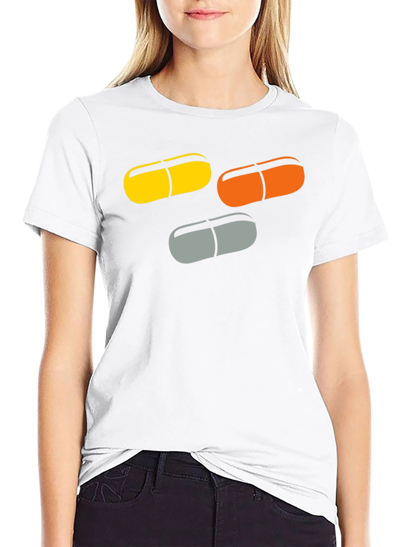 Pill Graphic T-Shirt - Funky Capsule Tee