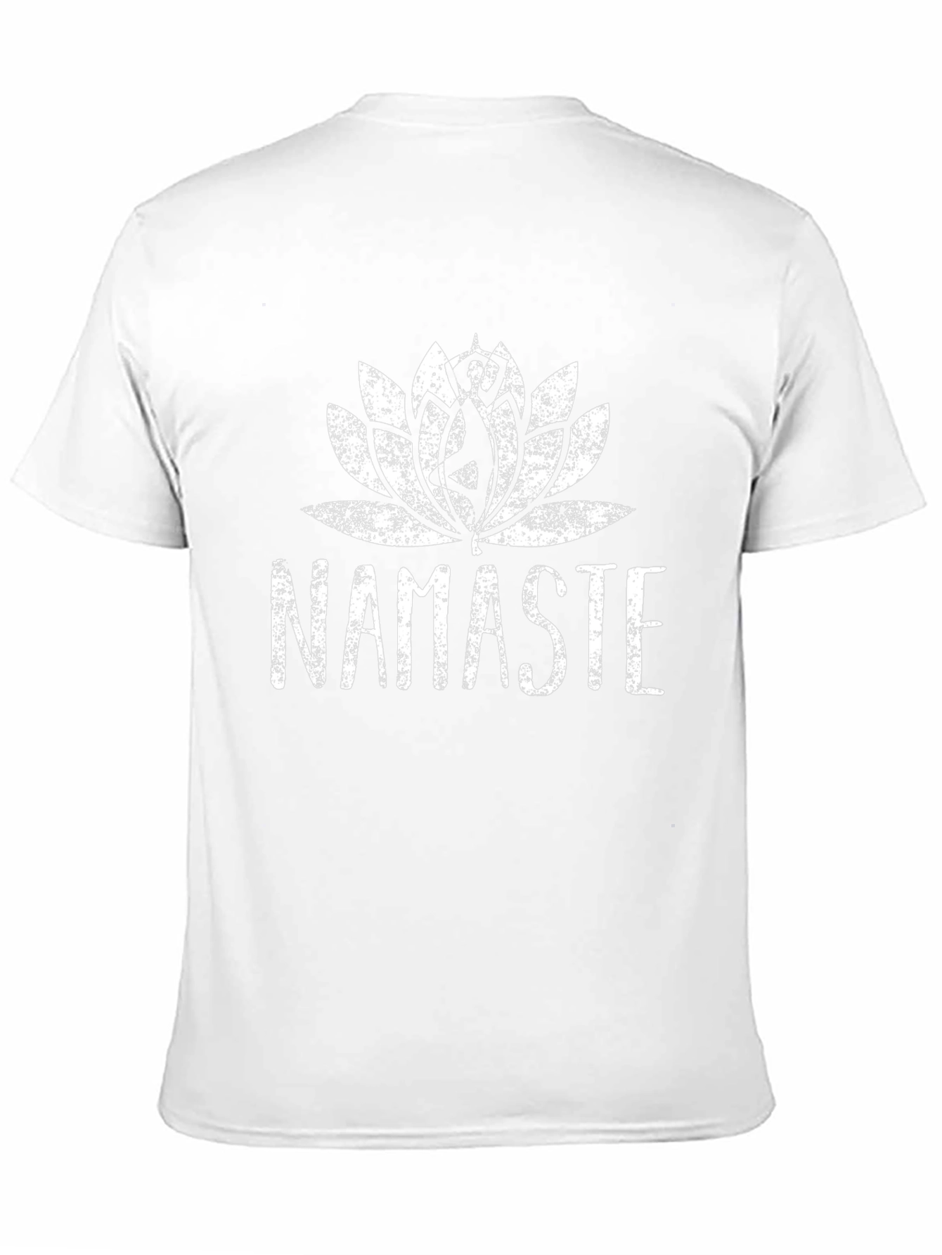 Namaste Lotus Graphic Tee - Mens Black T-Shirt