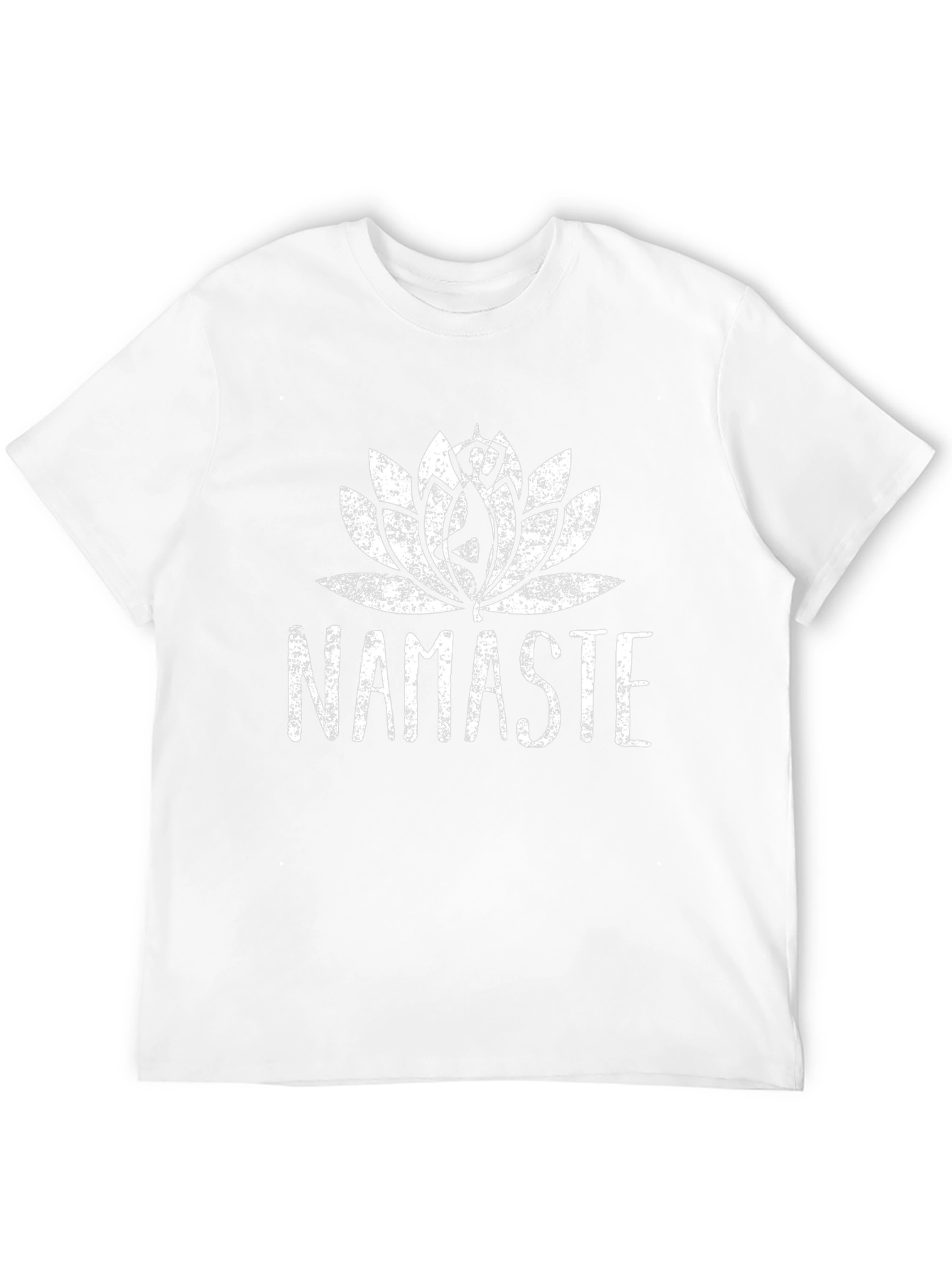 Namaste Lotus Graphic Tee - Mens Black T-Shirt