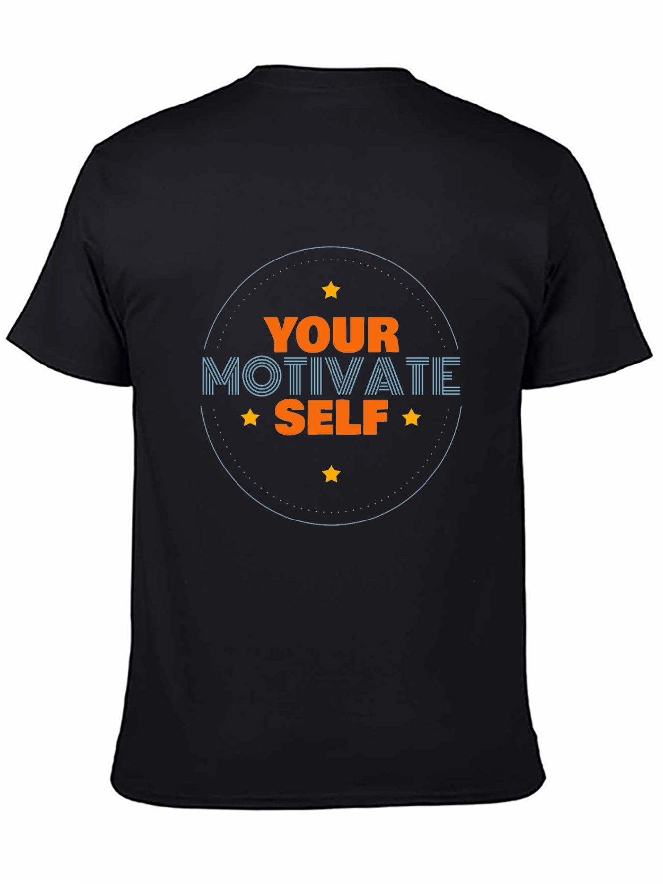 Motivate Yourself Black T-Shirt