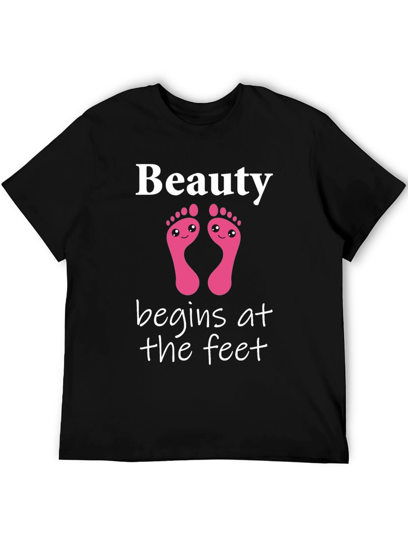 Beauty Begins At The Feet Graphic Tee