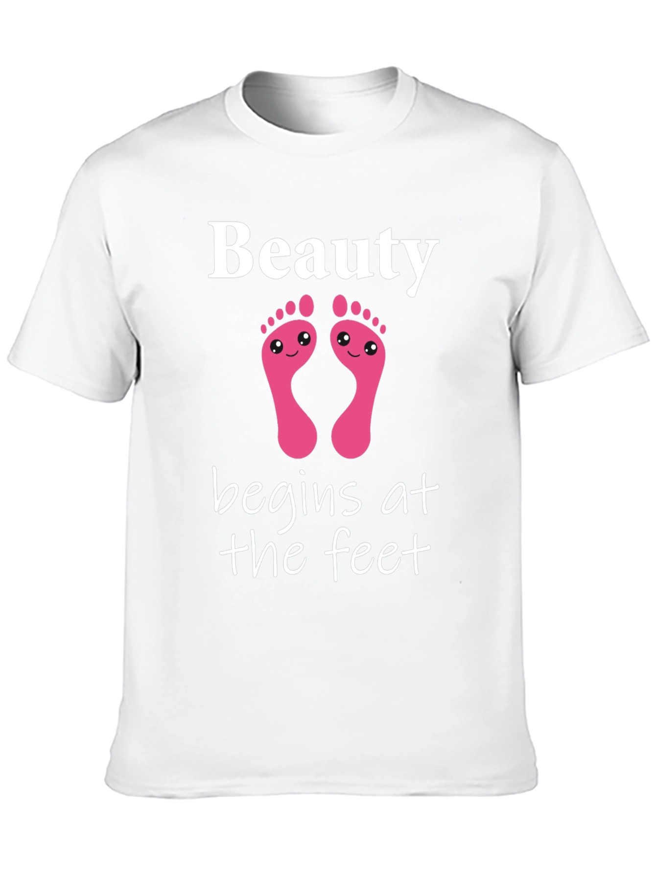 Beauty Begins At The Feet Graphic Tee