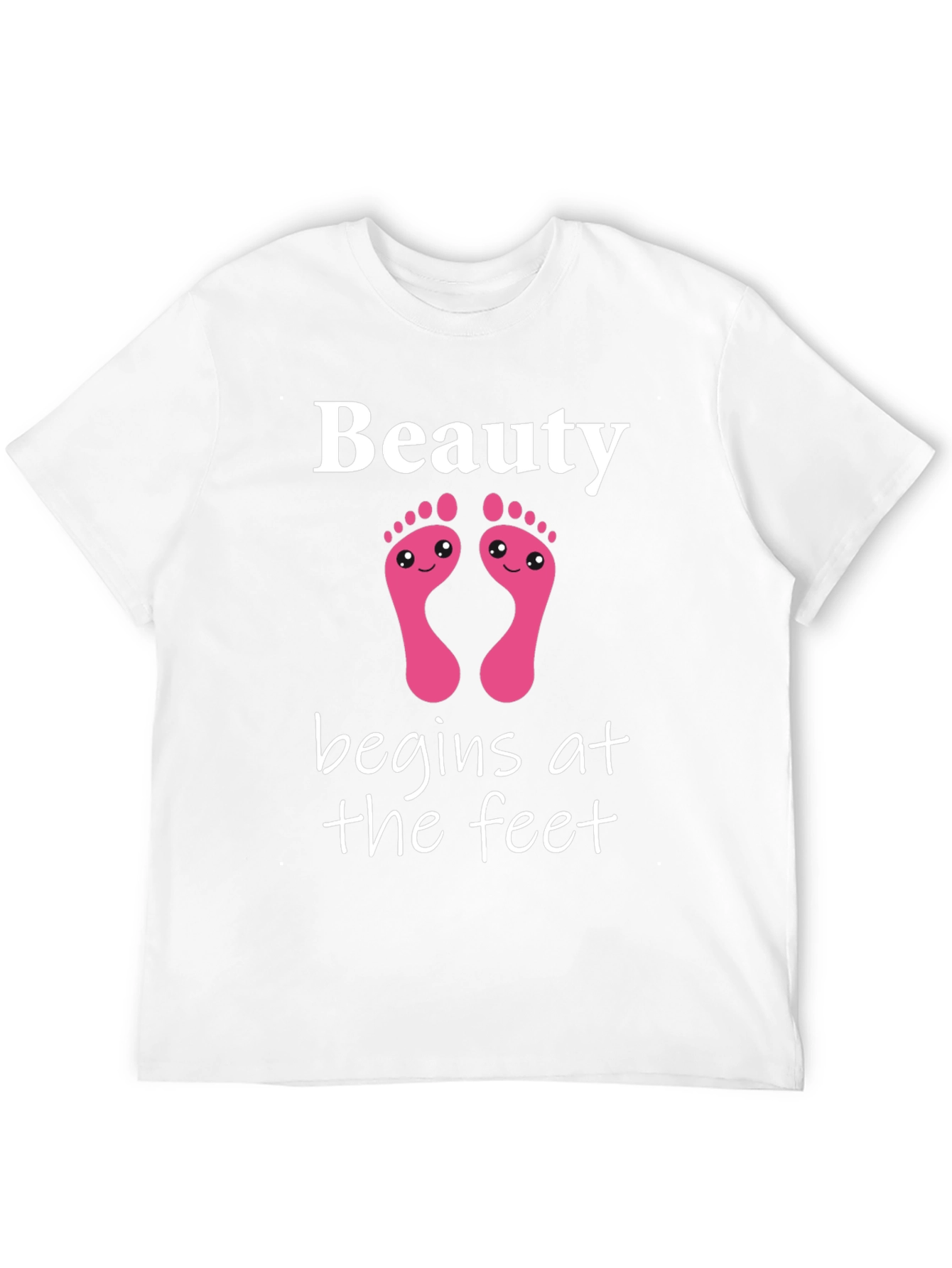 Beauty Begins At The Feet Graphic Tee